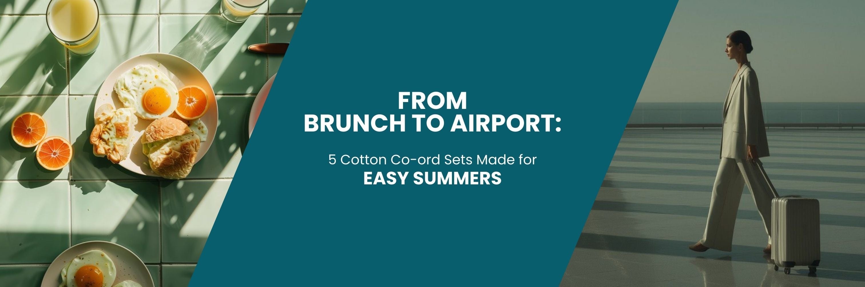 Summer cotton co-ord sets for women