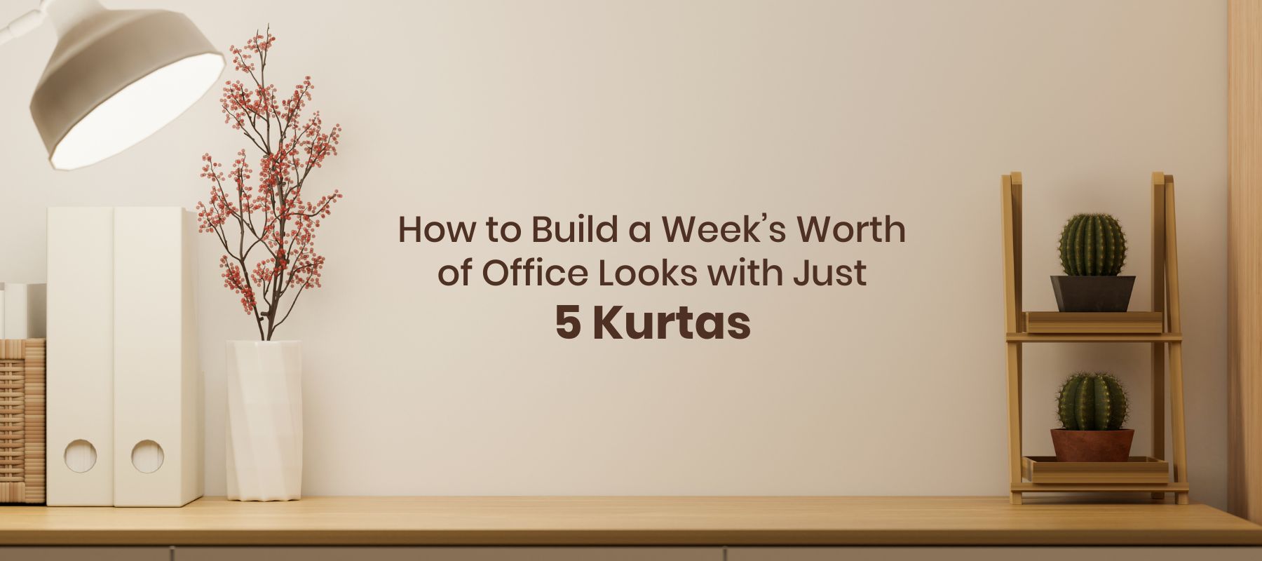 How to Build a Week's Worth of Office Looks with Just 5 Kurtas