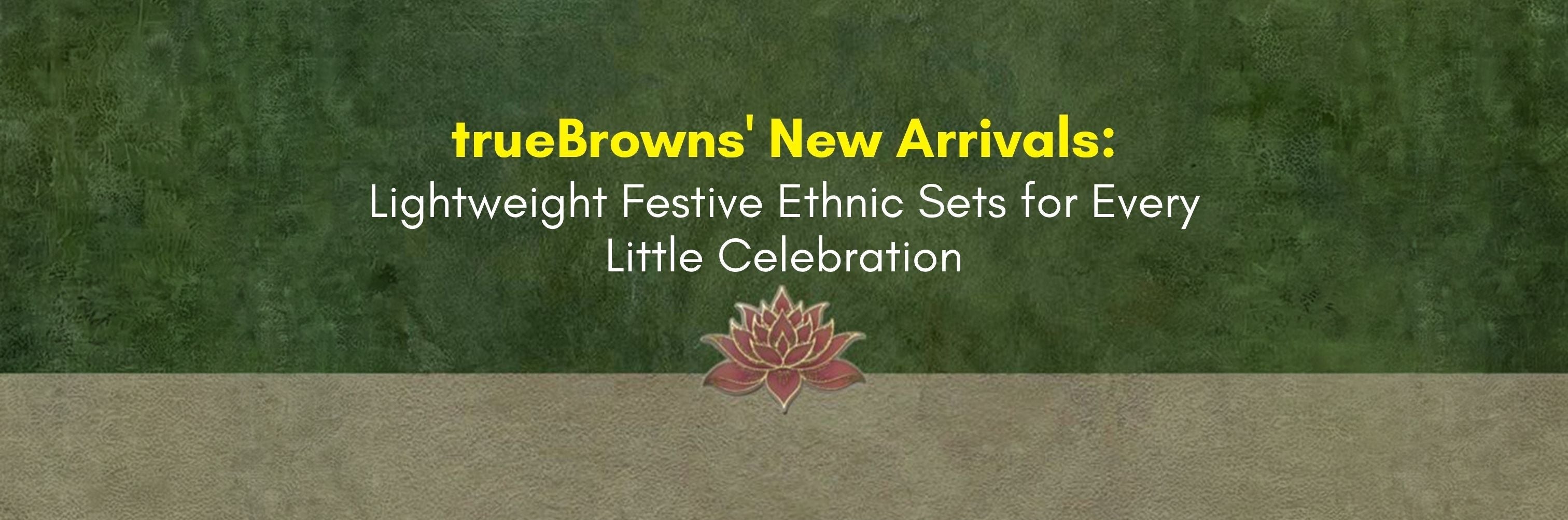 Festive wear solid sets for Ganesh Chaturthi, Navratri and Durga Puja