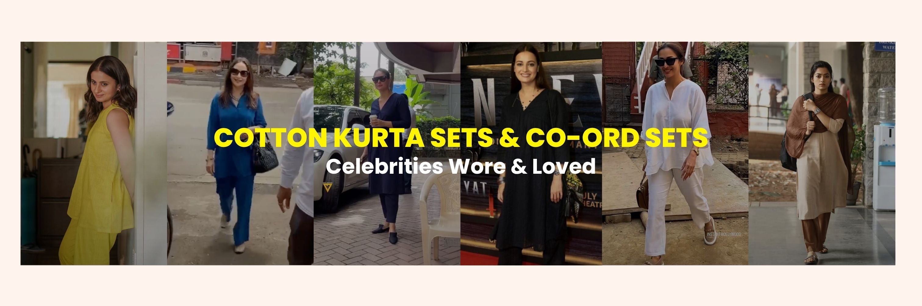 Cotton Kurta Sets & Co-ord Sets Celebrities Wore & Loved
