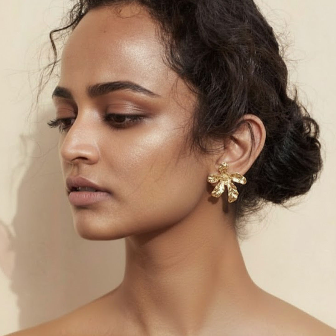 trueBrowns Sunlit Flora Earrings