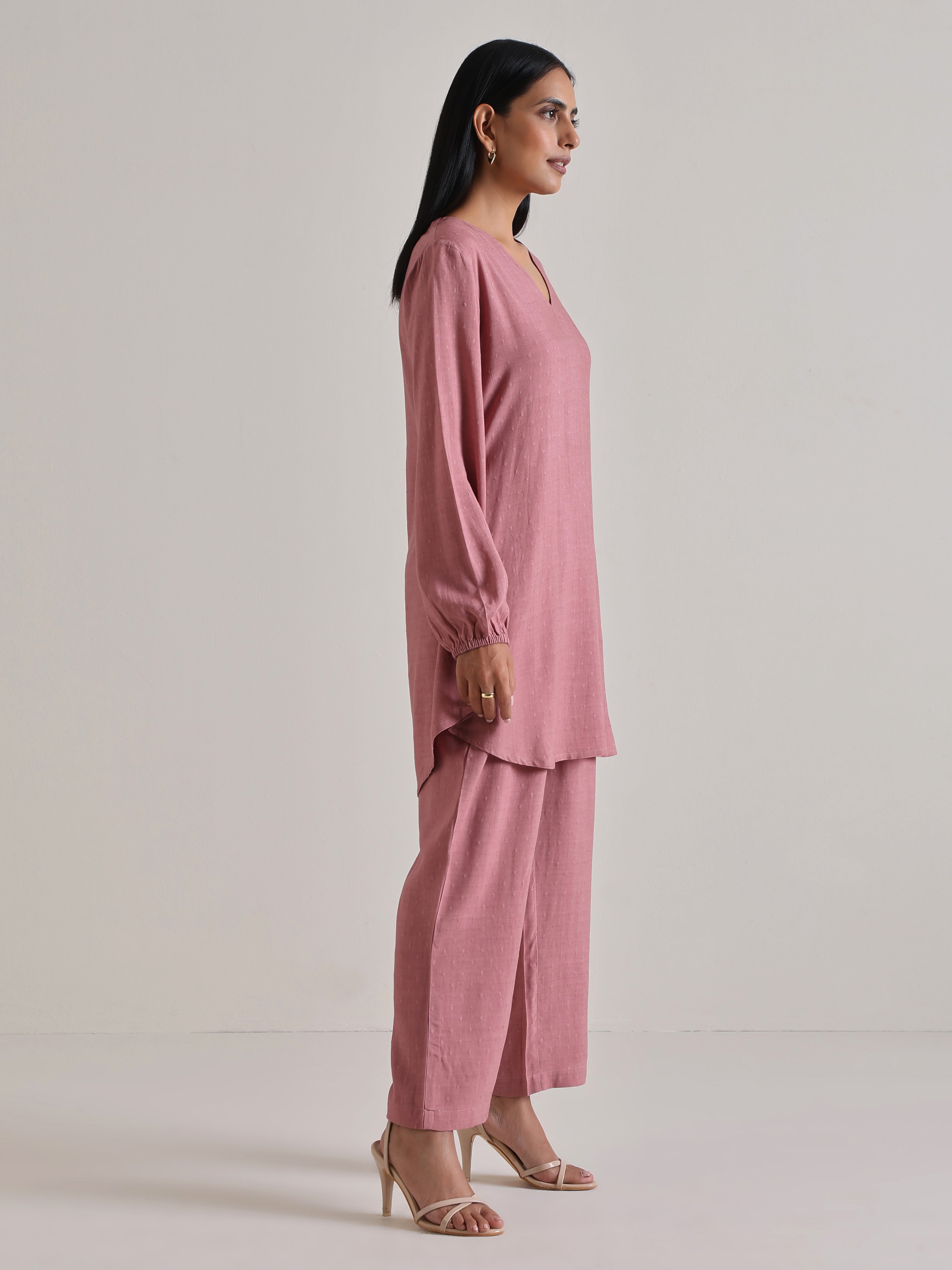 Mauve Short Co-Ord Set