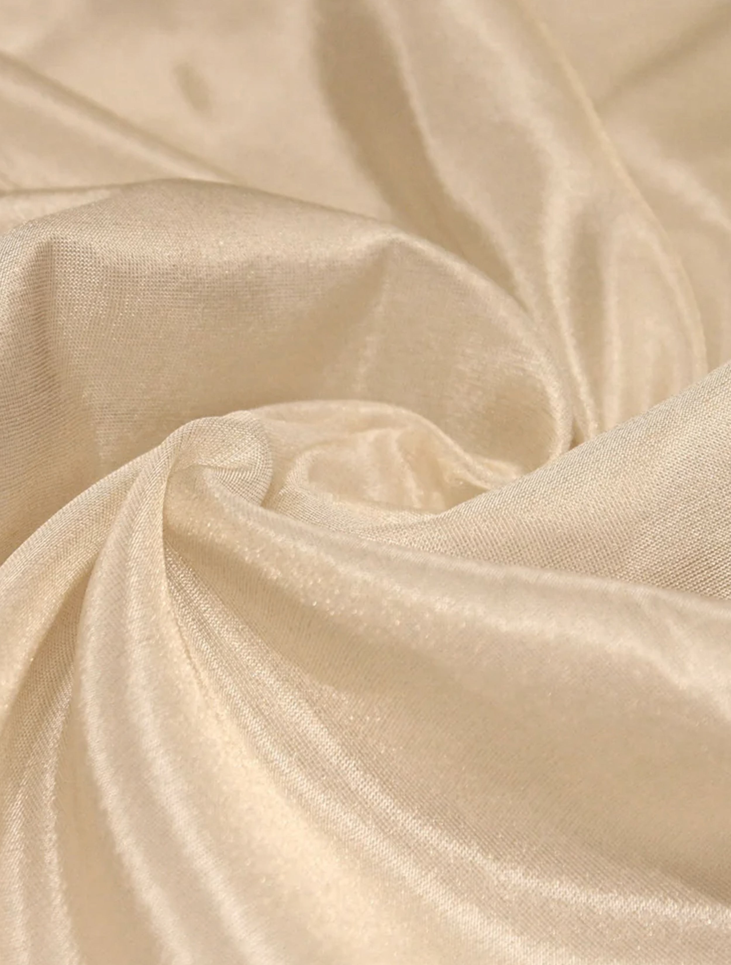 trueBrowns Beige Foil Print Saree With Unstitched Blouse