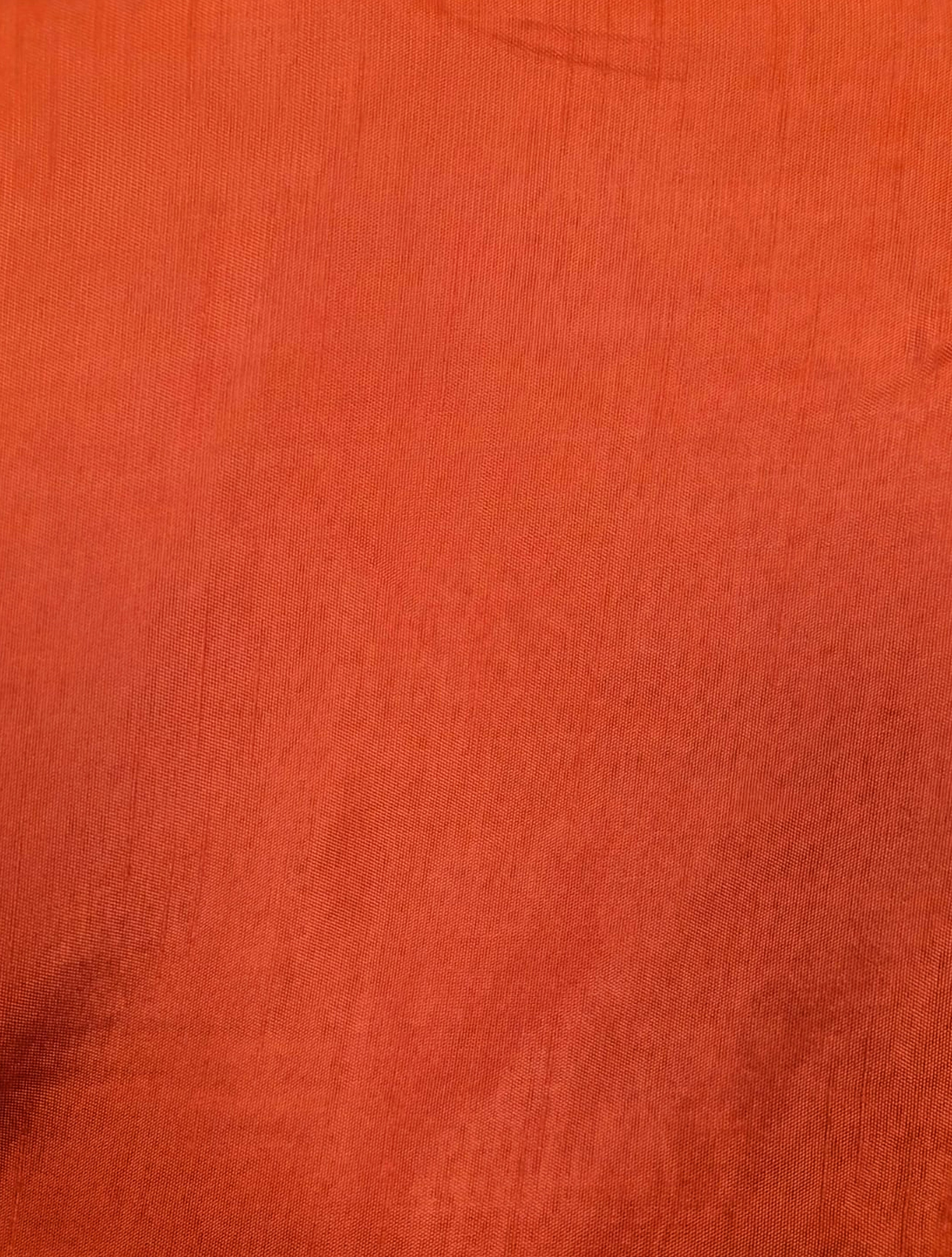 trueBrowns Maroon Rust Silk Saree With Unstitched Blouse