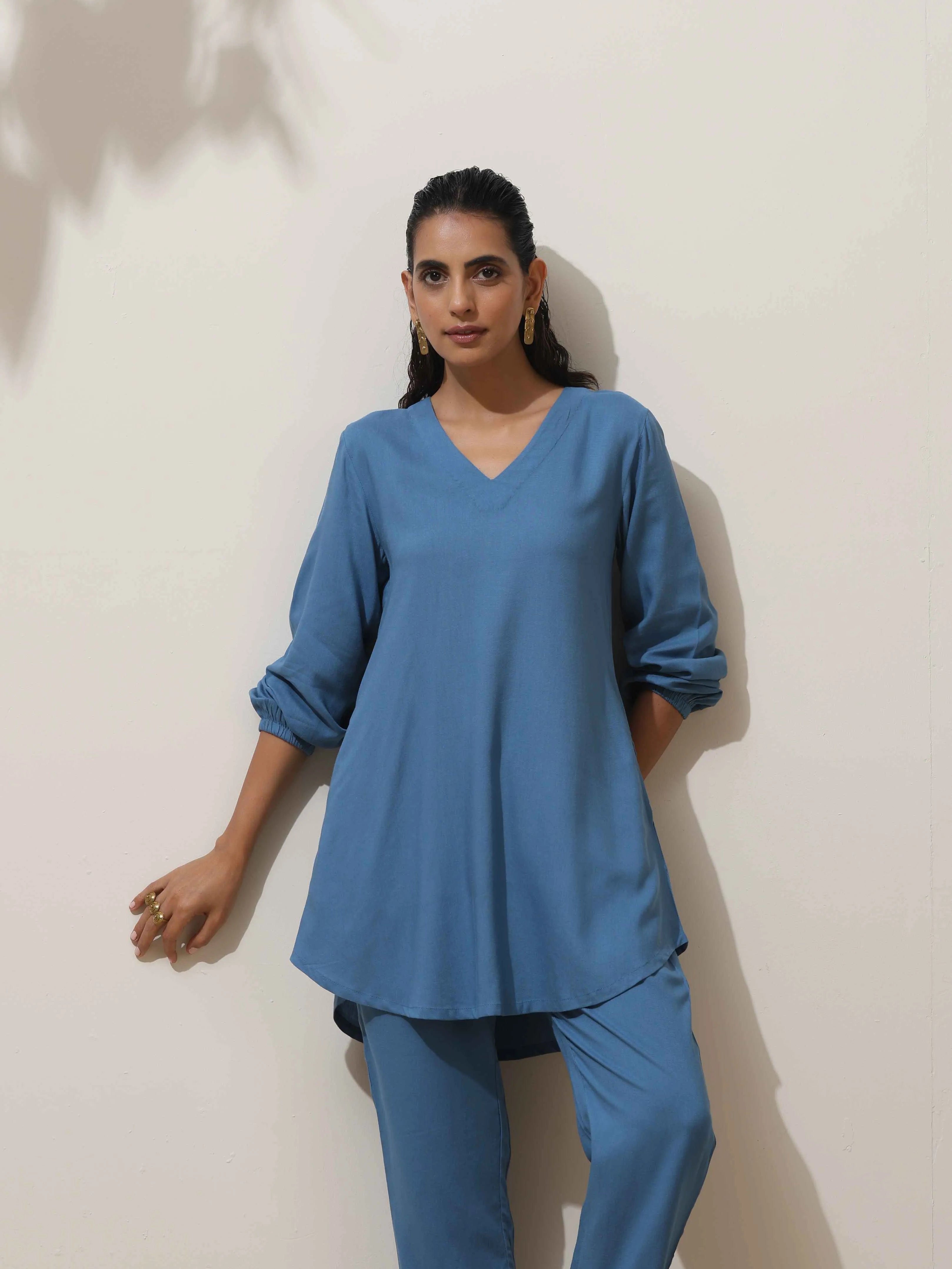 trueBrowns Blue Co-ord Set