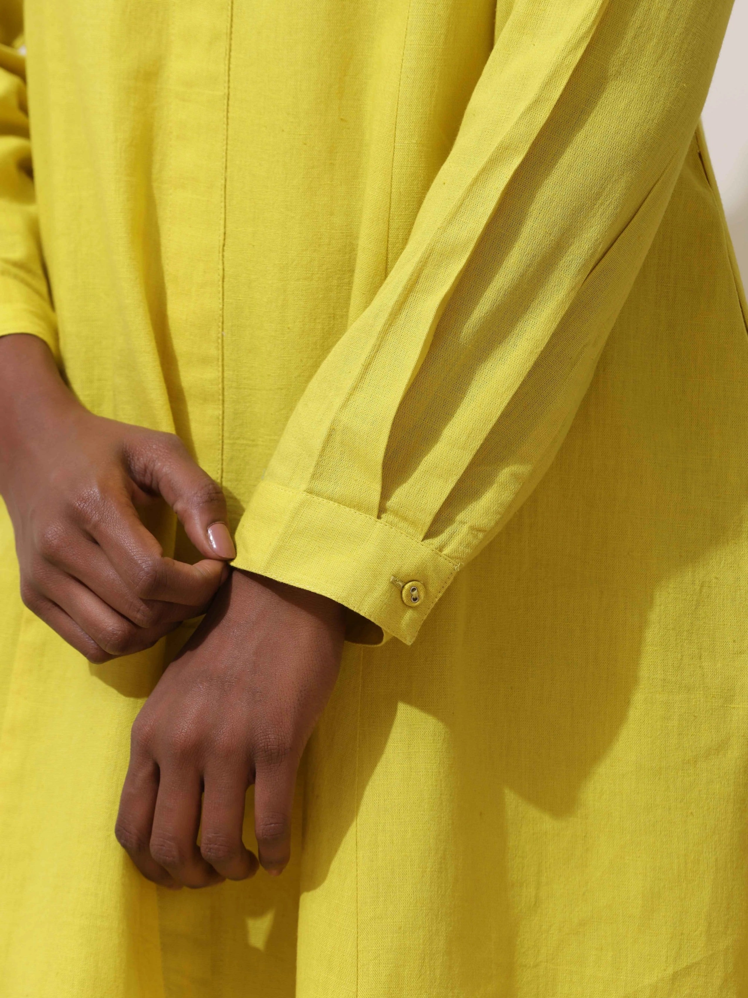 trueBrowns Lime Cotton Linen Co-Ord Set