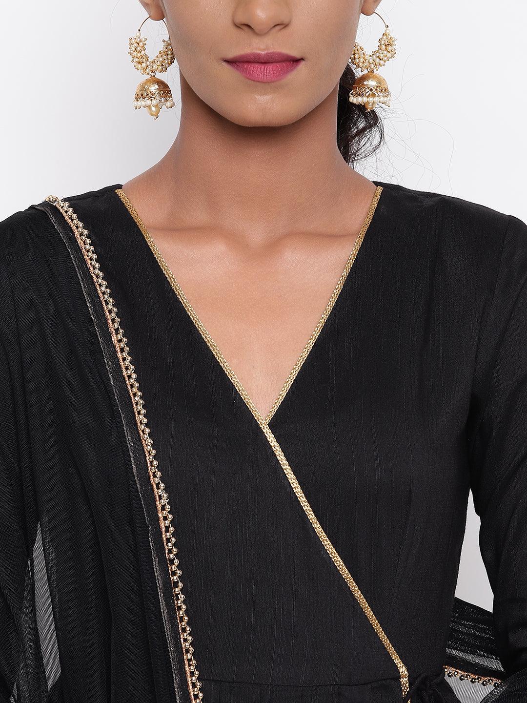 Black Lace Angrakha Set - trueBrowns