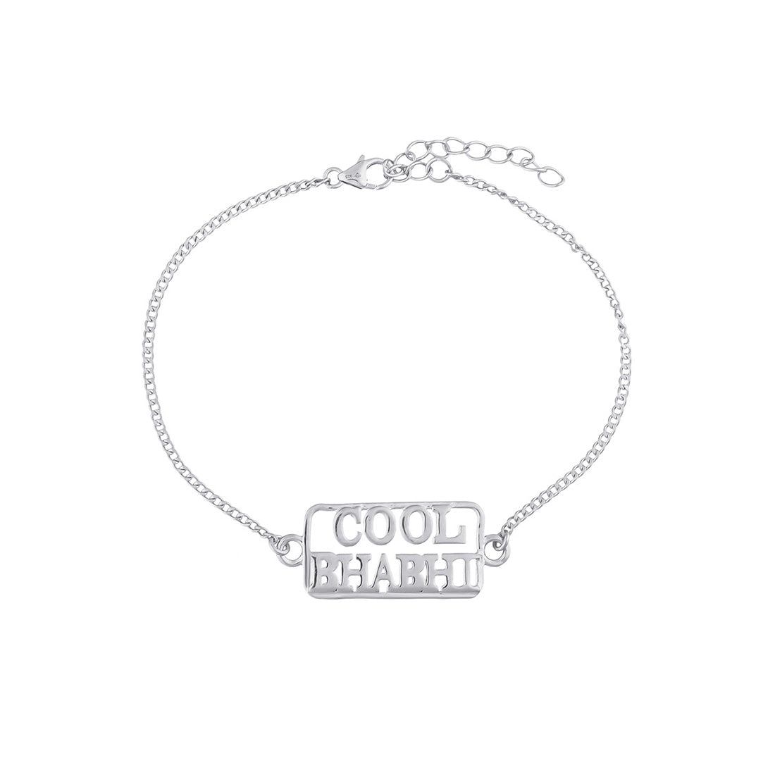 trueBrowns 925 Sterling Silver Precious Cool Bhabhi Bracelet Rakhi