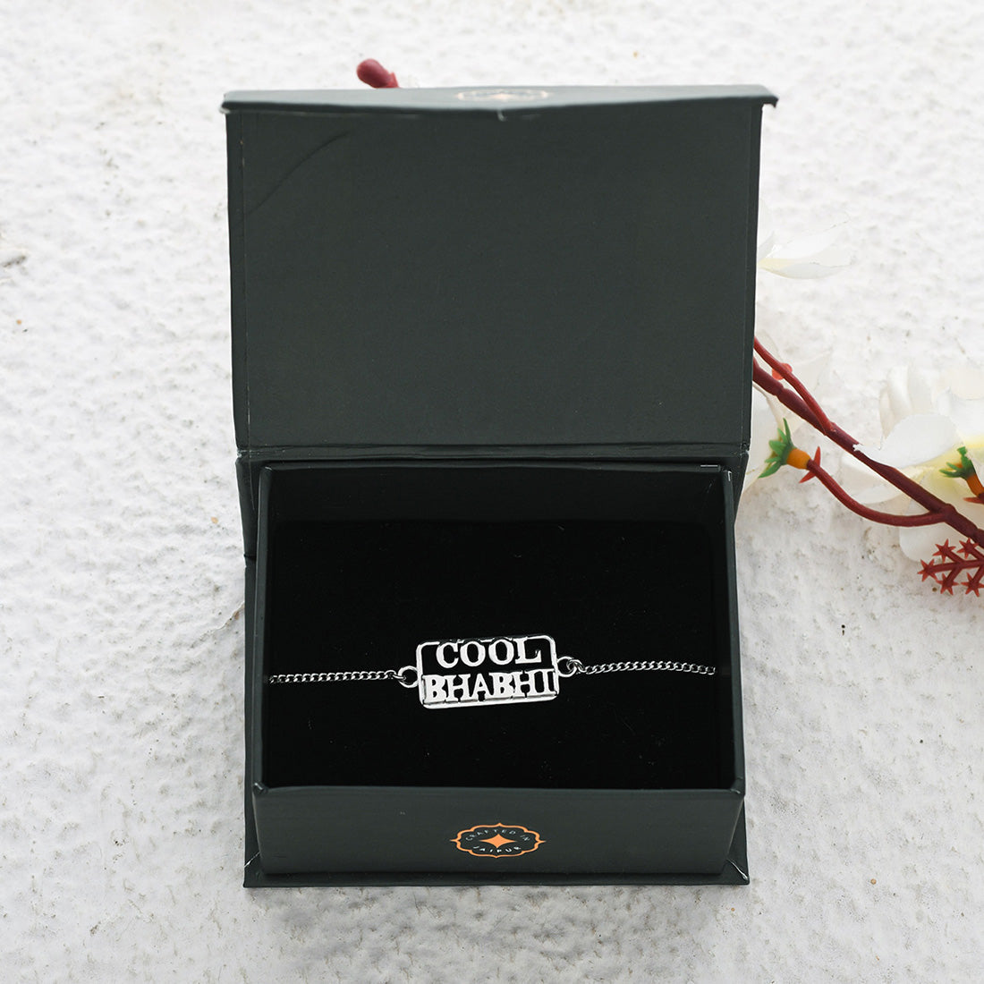 trueBrowns 925 Sterling Silver Precious Cool Bhabhi Bracelet Rakhi