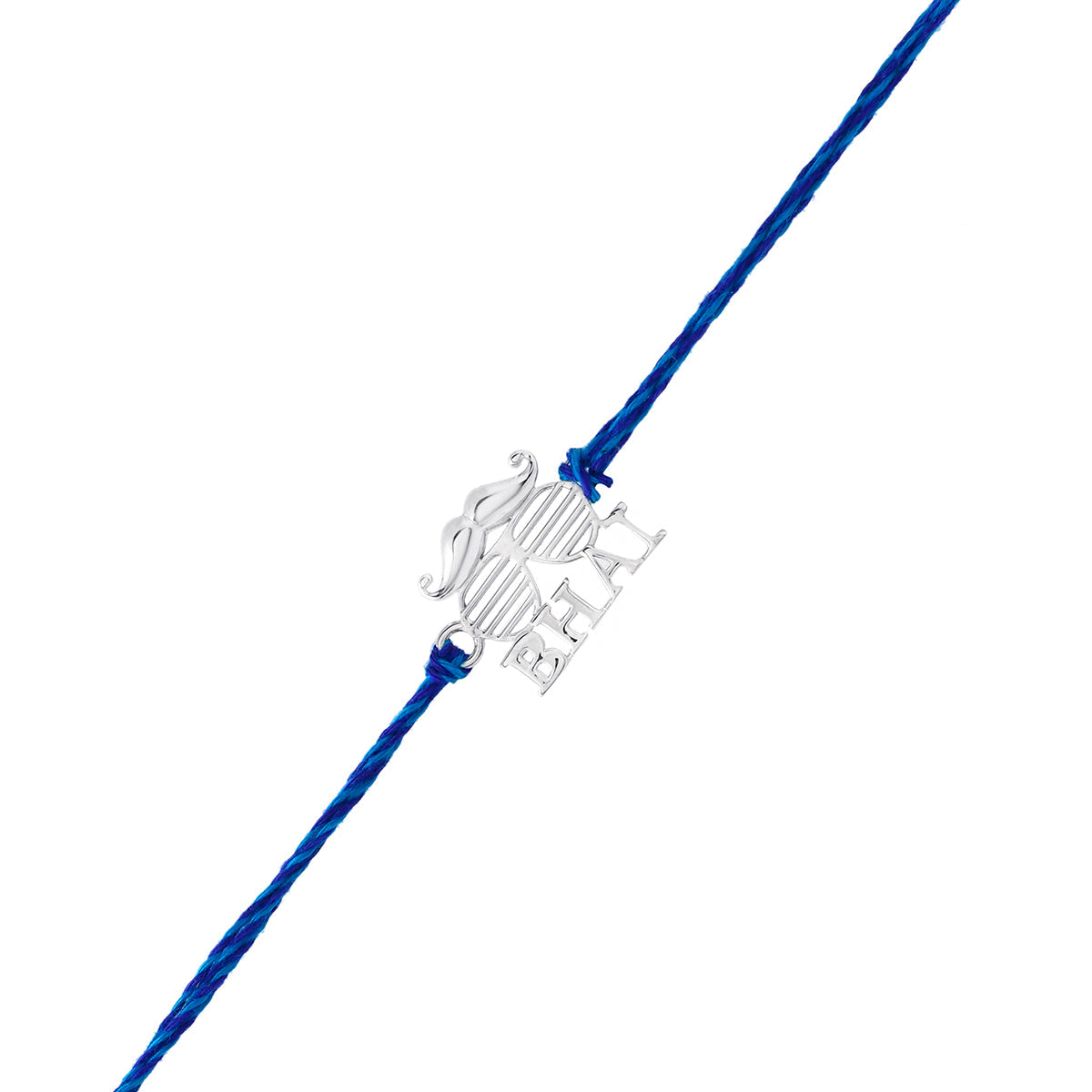 trueBrowns 925 Sterling Silver Precious Bhai Thread Rakhi