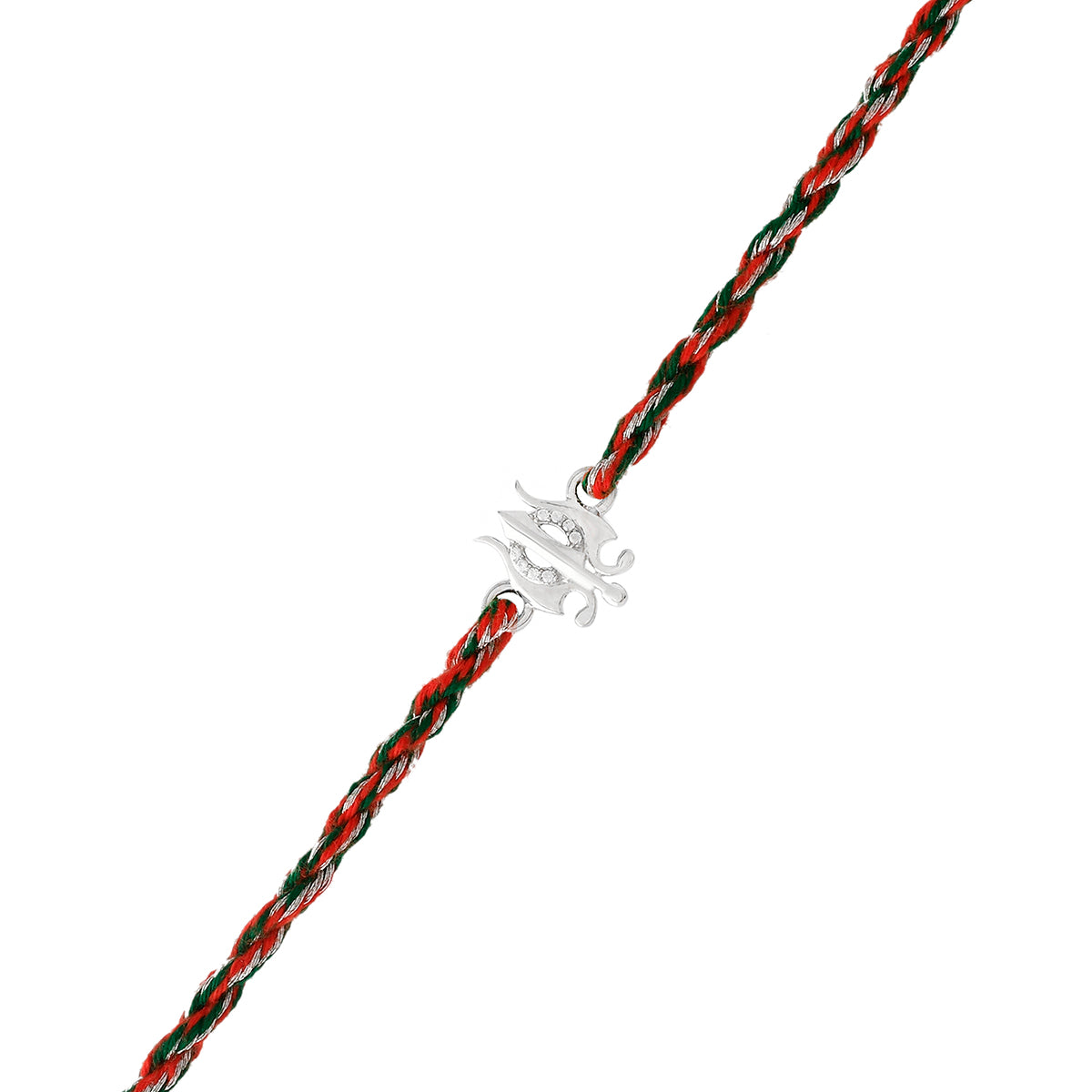trueBrowns 925 Sterling Silver Precious Silver Thread Rakhi