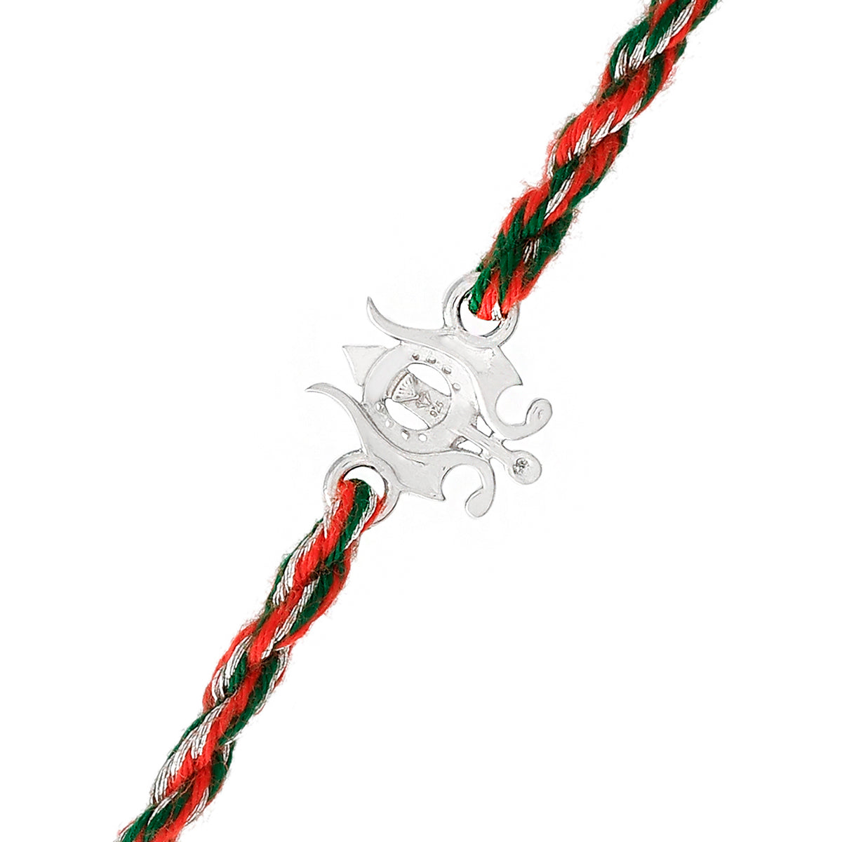 trueBrowns 925 Sterling Silver Precious Silver Thread Rakhi