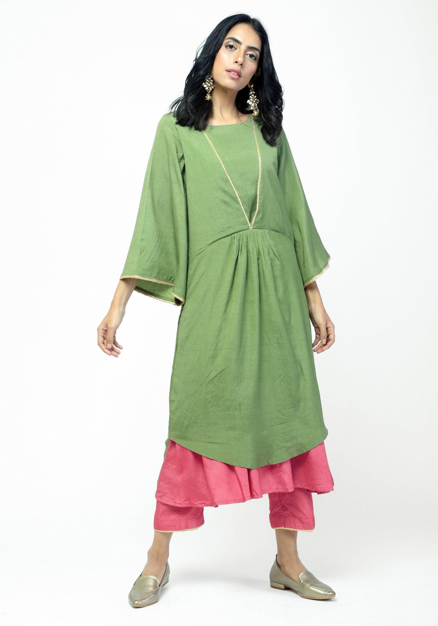 Peach Cotton Silk Pant - trueBrowns