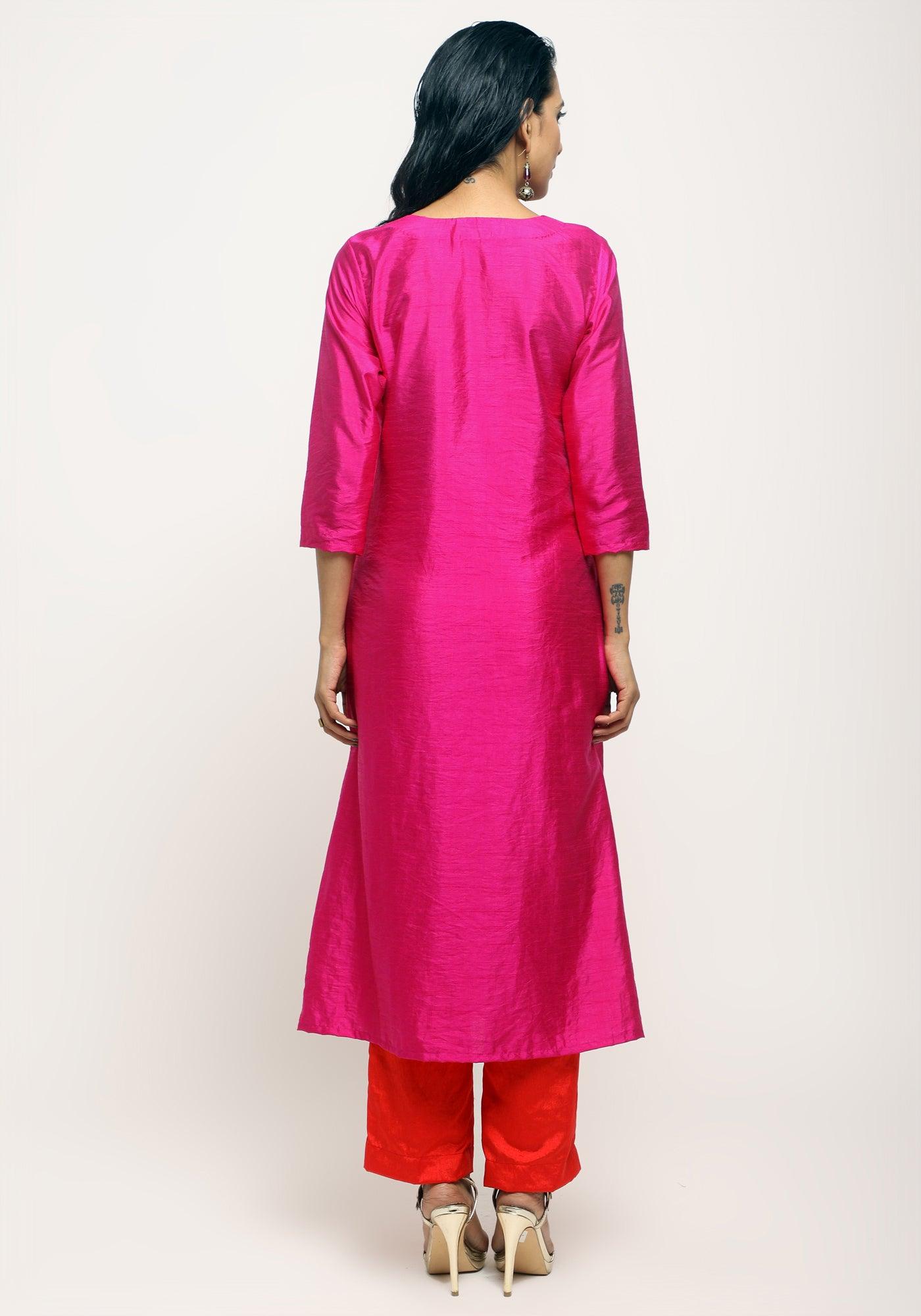 Pink Foil Angrakha Set - trueBrowns