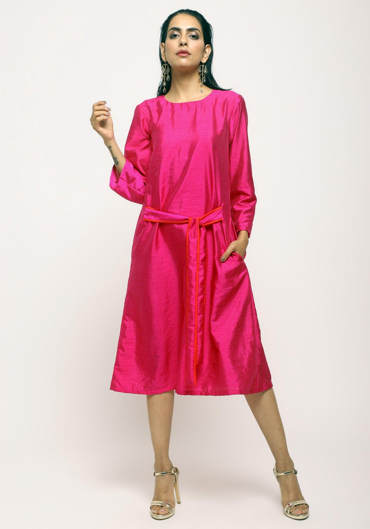 Orange Pink Jacket Dress Set - trueBrowns