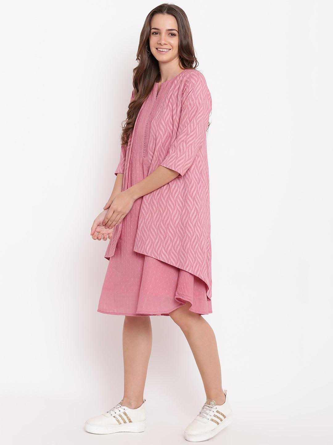 Pink Dobby Reversible Jacket - trueBrowns
