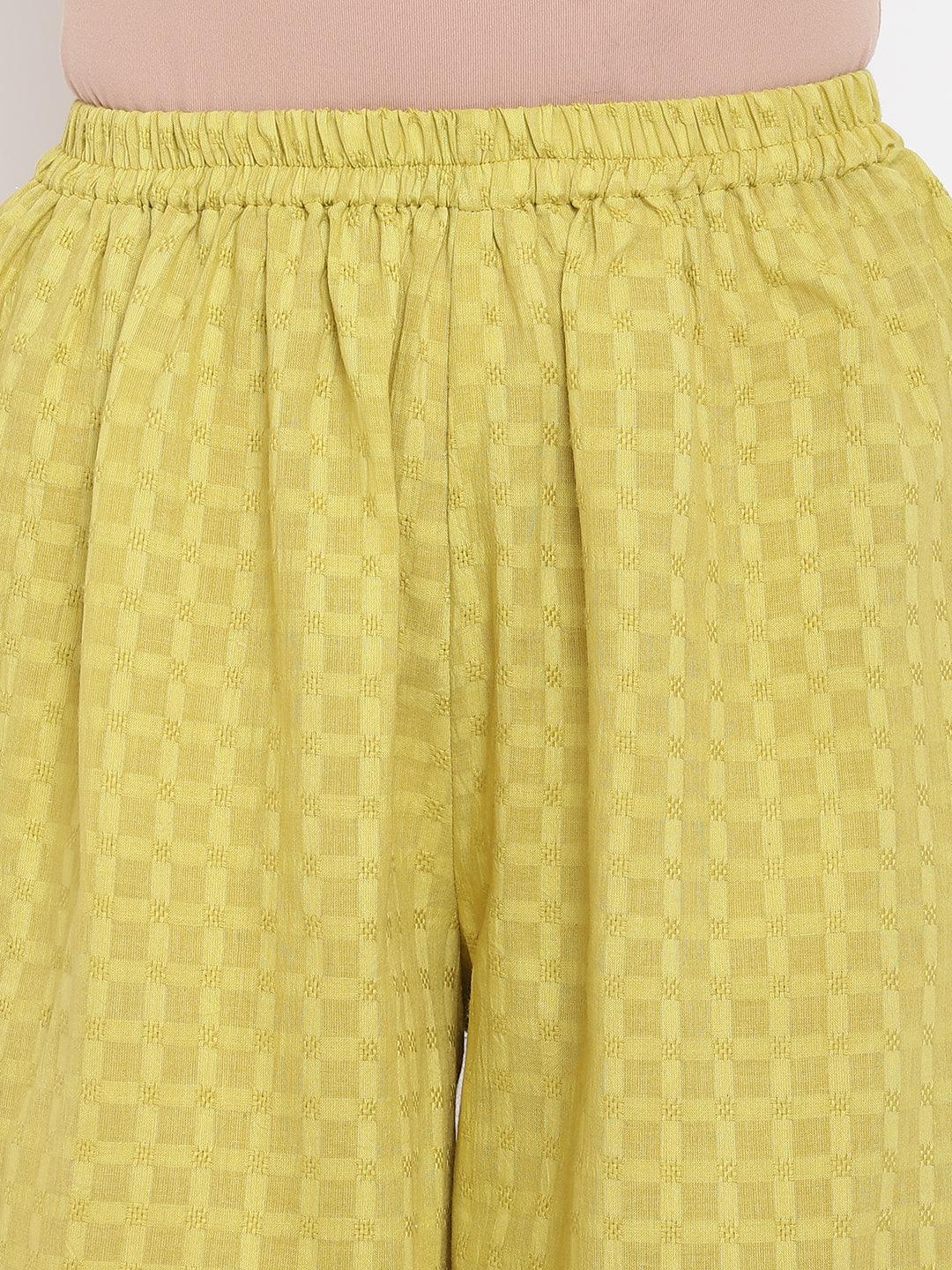Green Cotton Pant - trueBrowns
