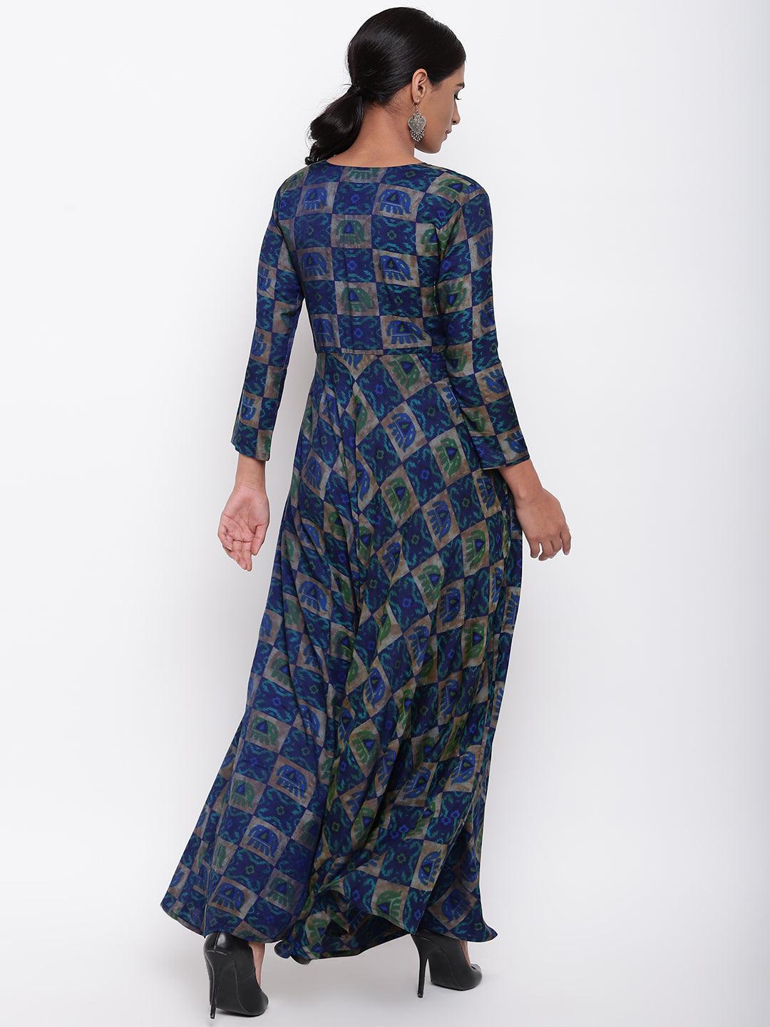 Blue Elephant Dress - trueBrowns