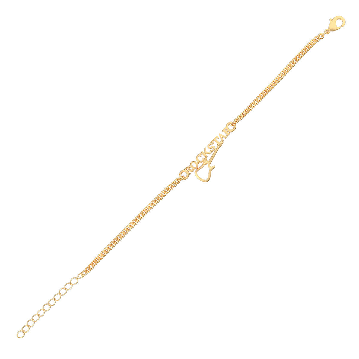 trueBrowns Gold Tone ROCKSTAR Rakhi