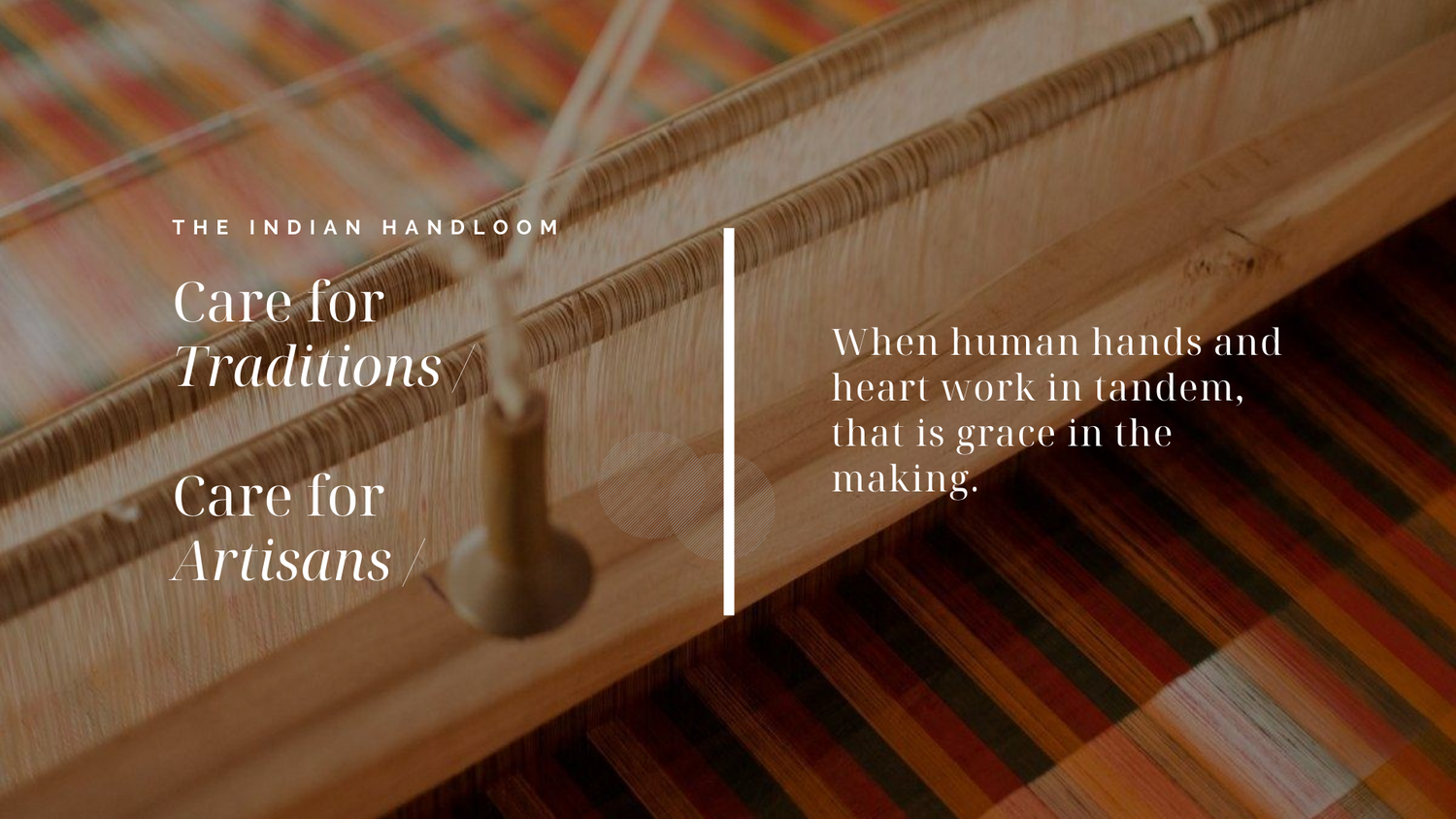 INDIAN HANDLOOM: THE ART AND THE ARTISTS