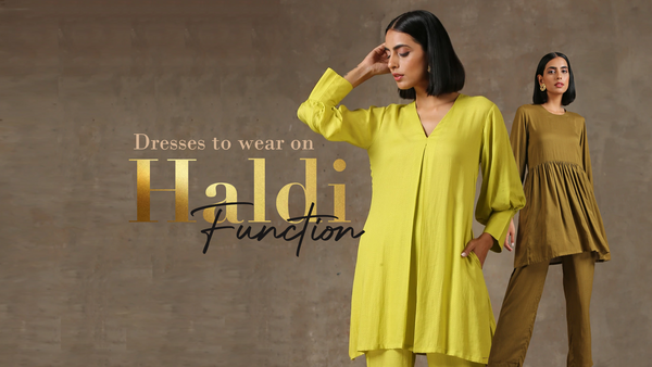 Dresses to wear on Haldi function