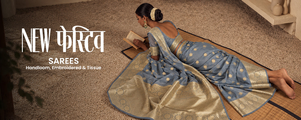 Handloom & Embroidered Saree