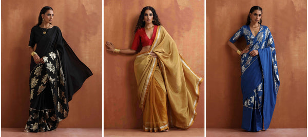 Ivory Gold Cotton Angrakha Kurta Set