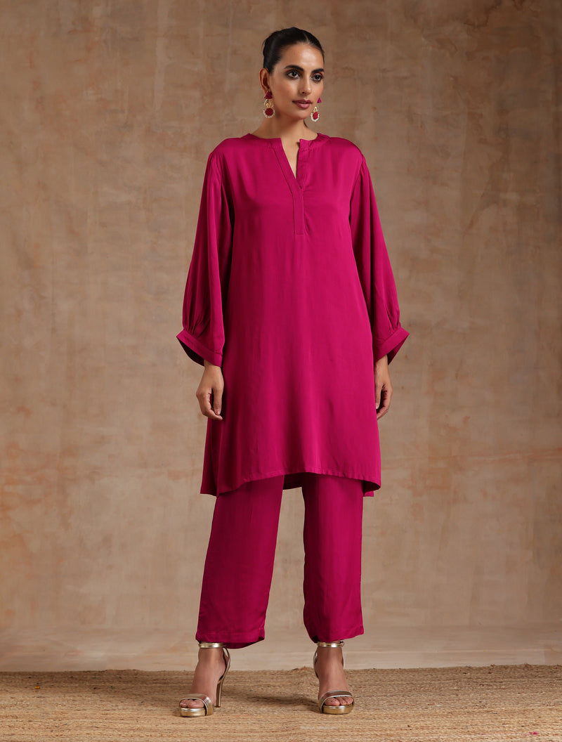 Pink Modal Relax Co-ord Set