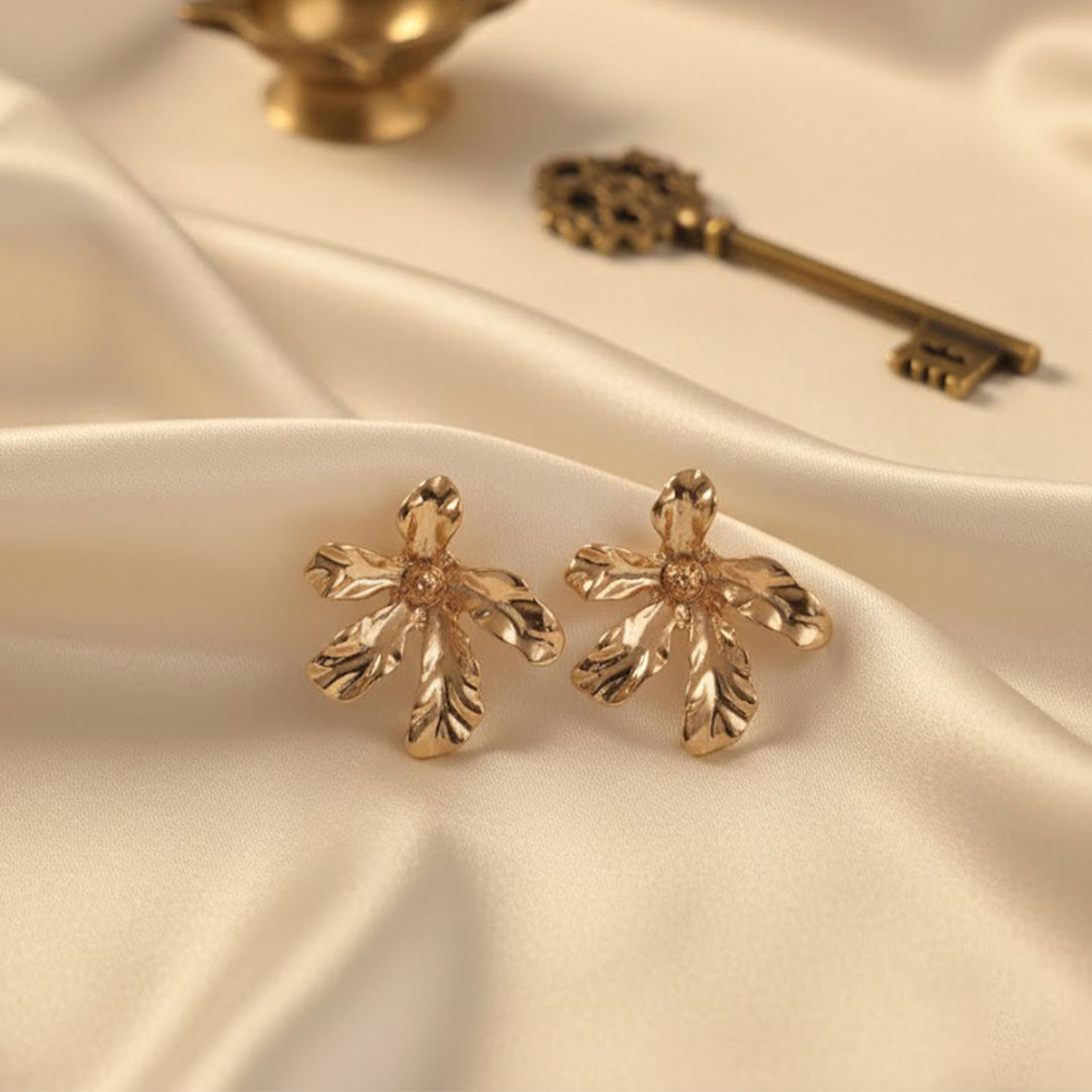 trueBrowns Sunlit Flora Earrings