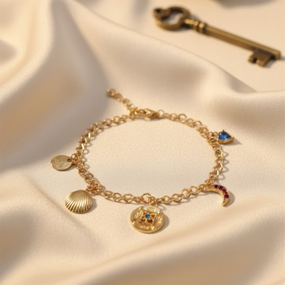 trueBrowns Charm Chain Bracelet