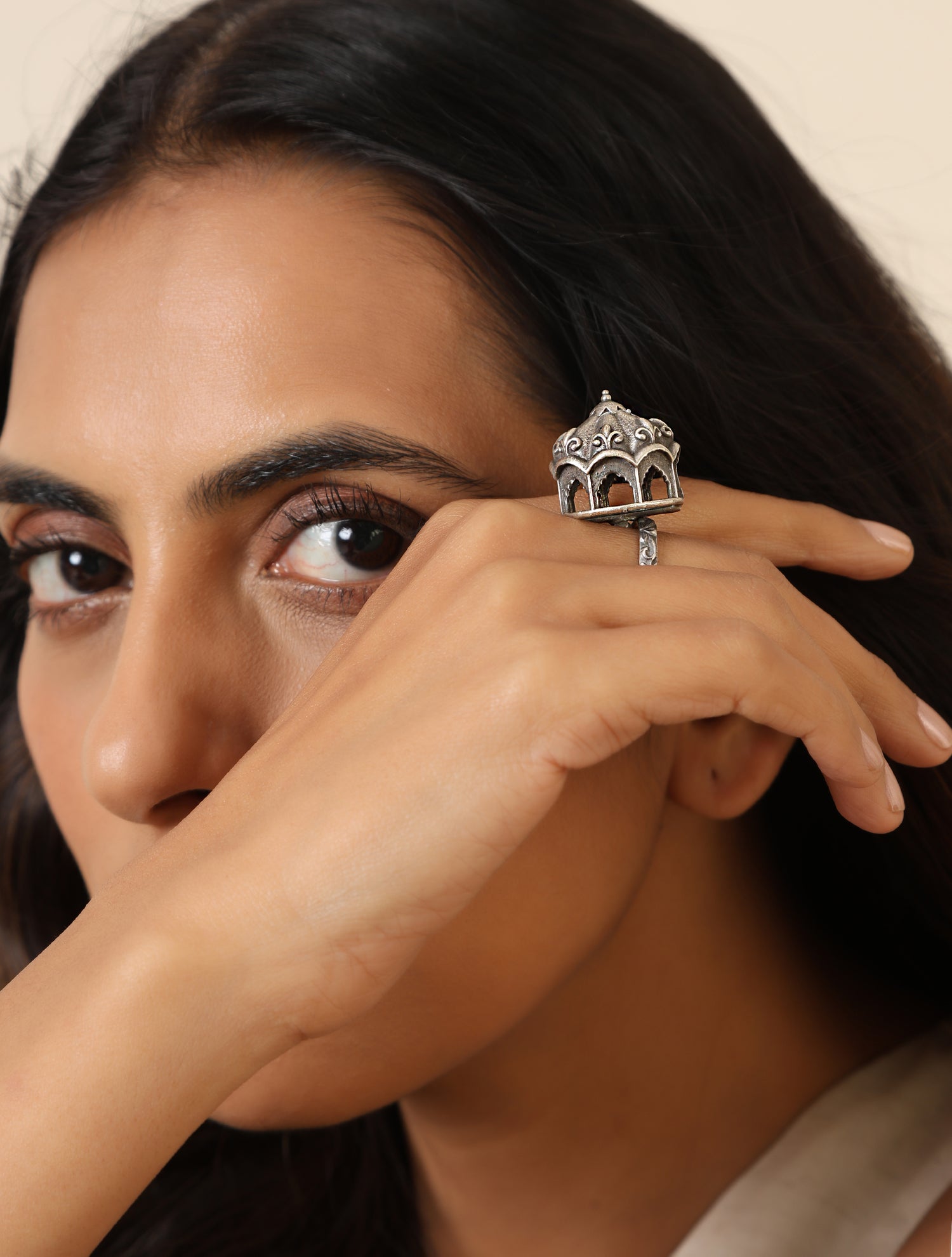 trueBrowns Silver Carousel Ring