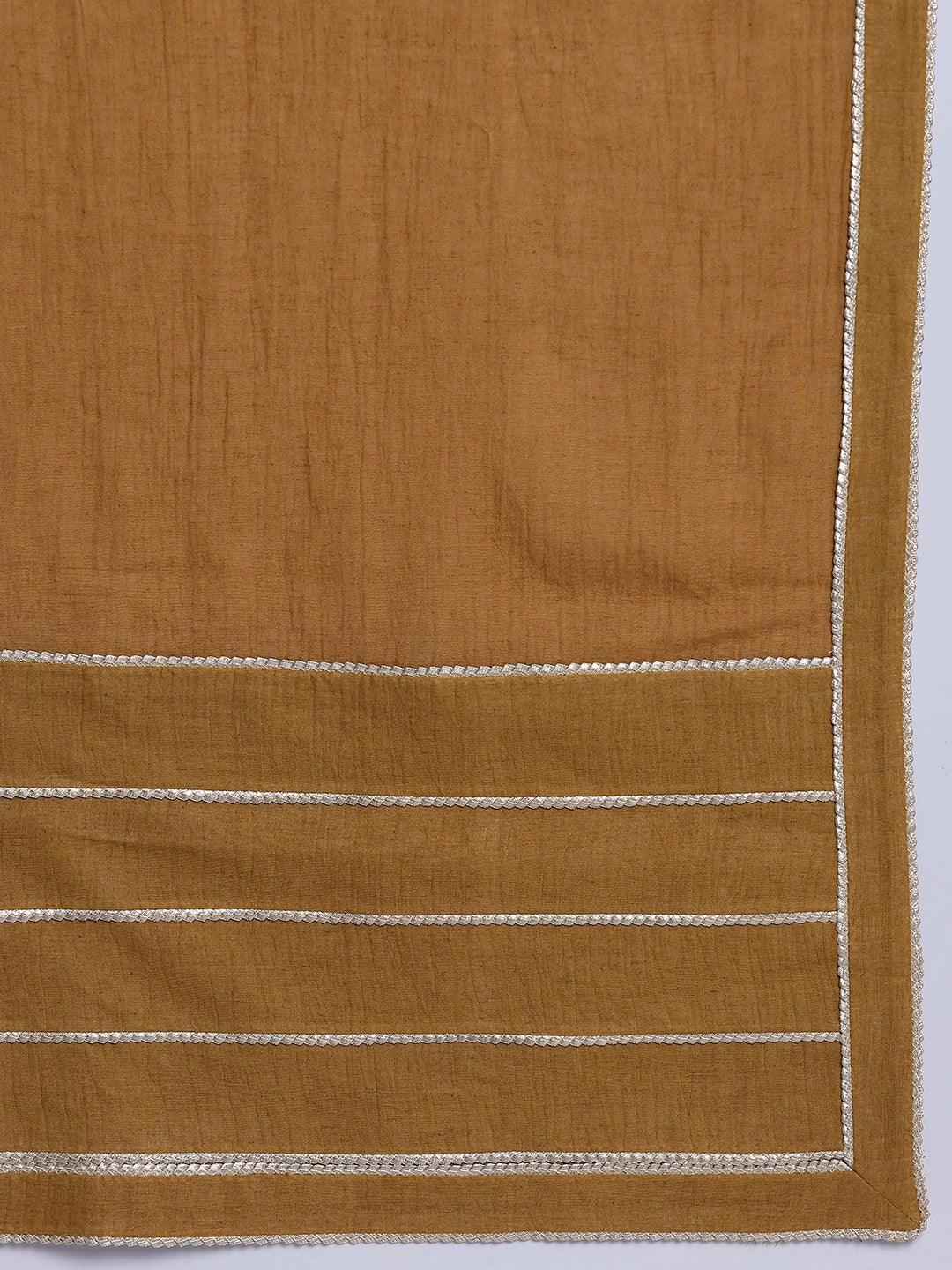 Pure Cotton Gota Saree - trueBrowns