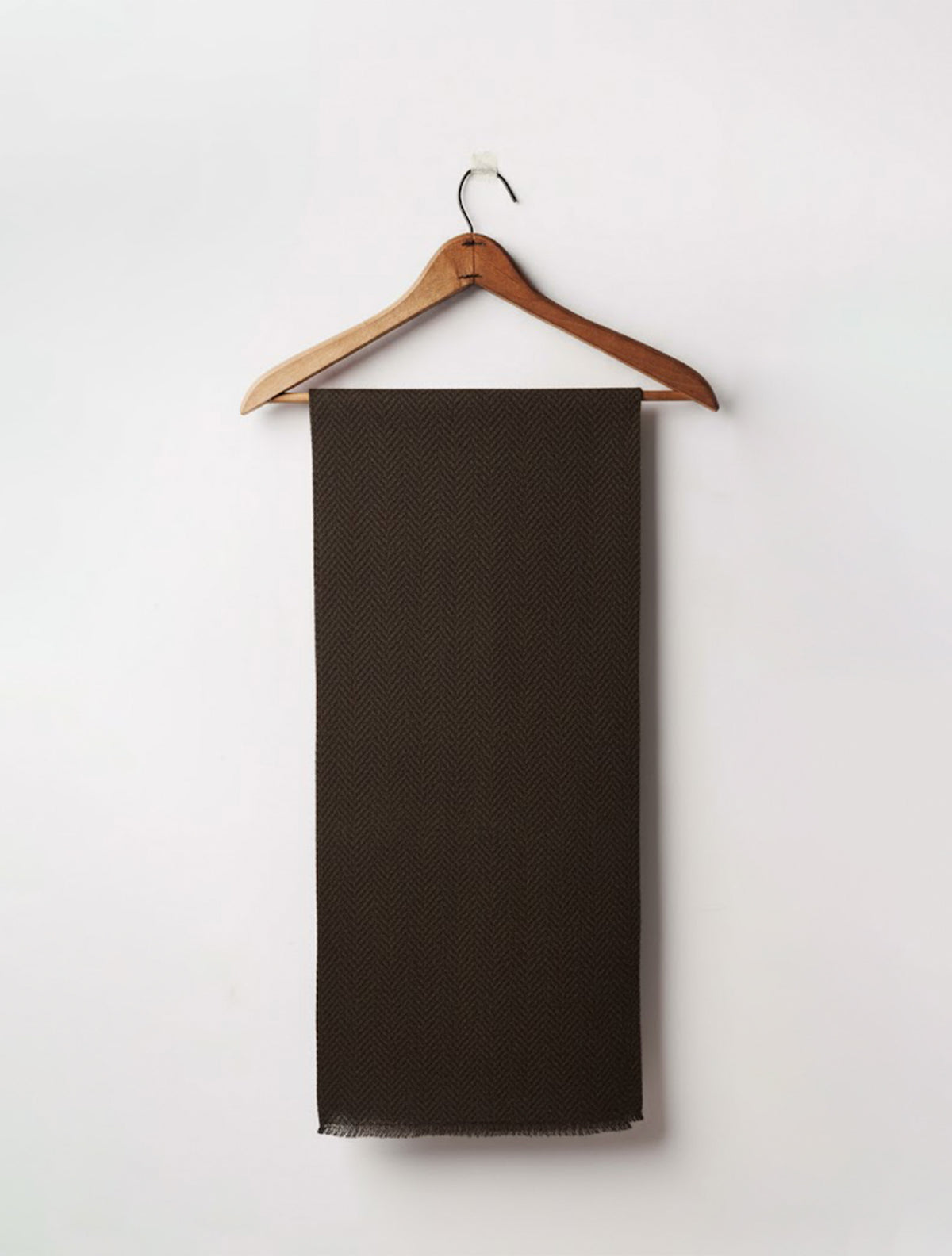 trueBrowns Black Woollen Softness Stole