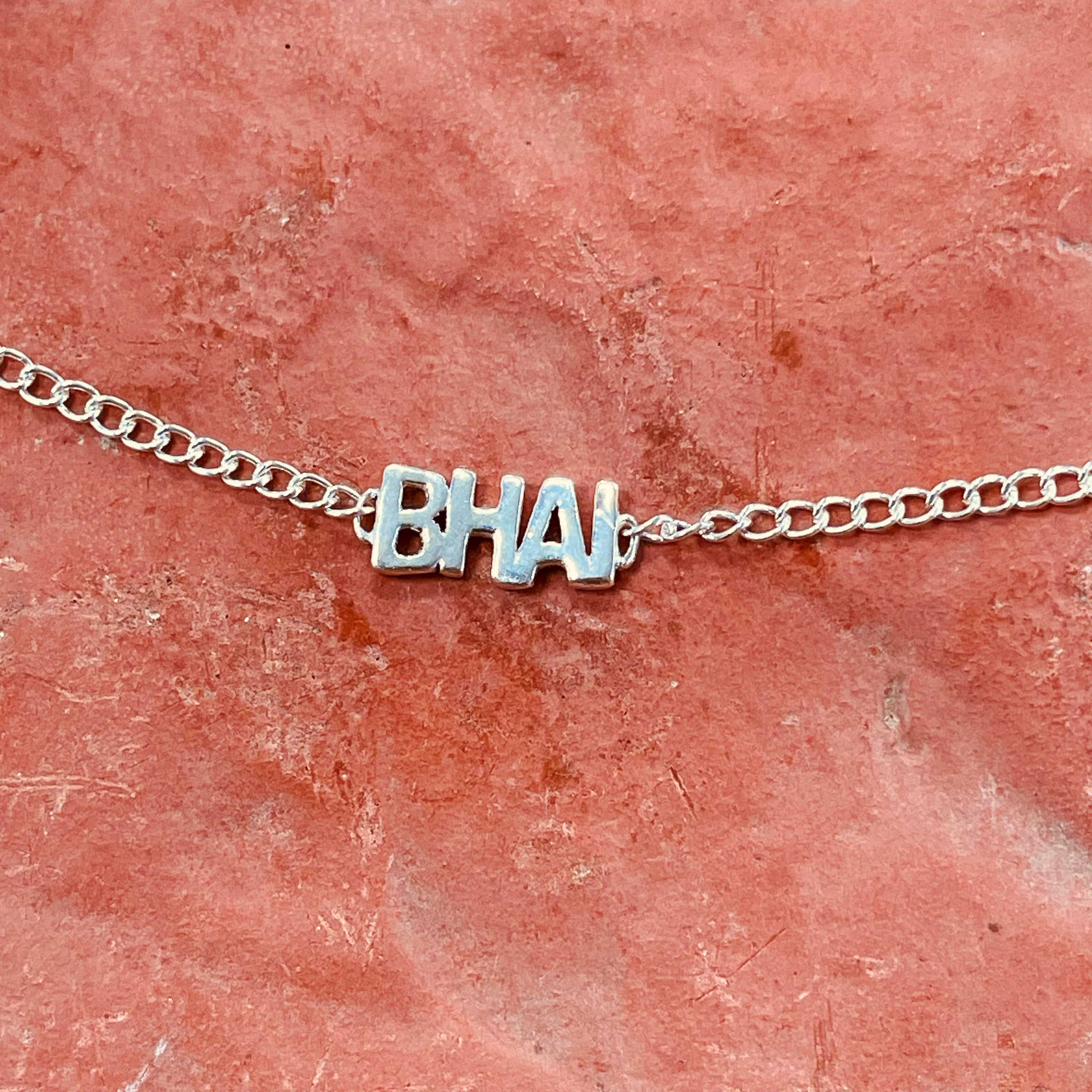 trueBrowns 925 Sterling Silver Bhai Silver Chain Rakhi