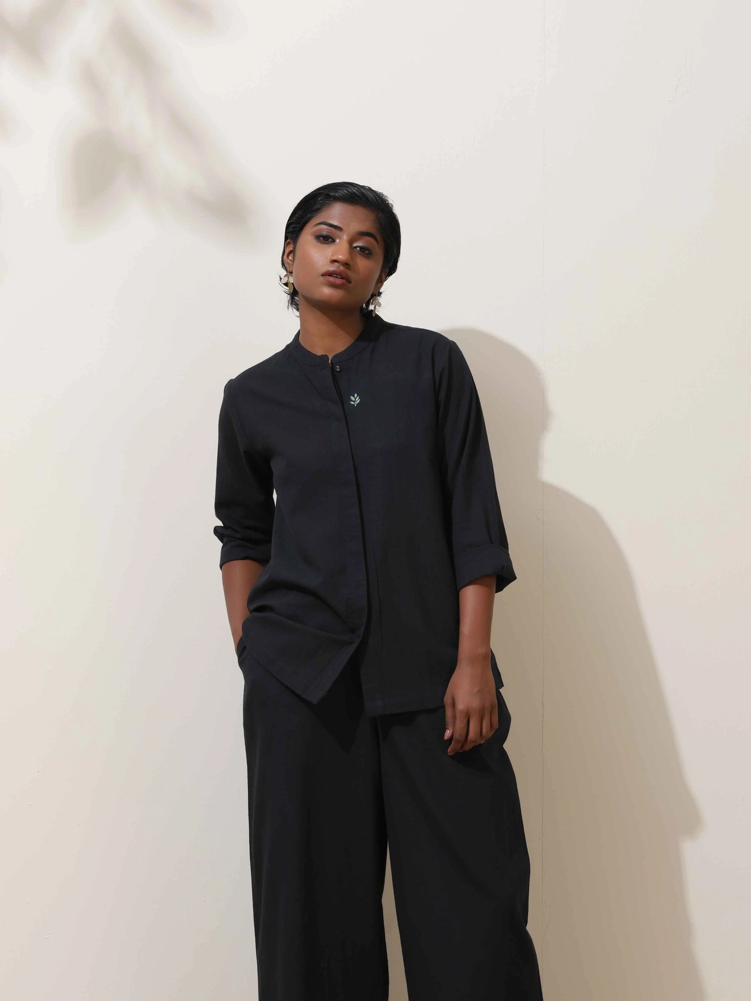 trueBrowns Black Cotton Co-Ord Set