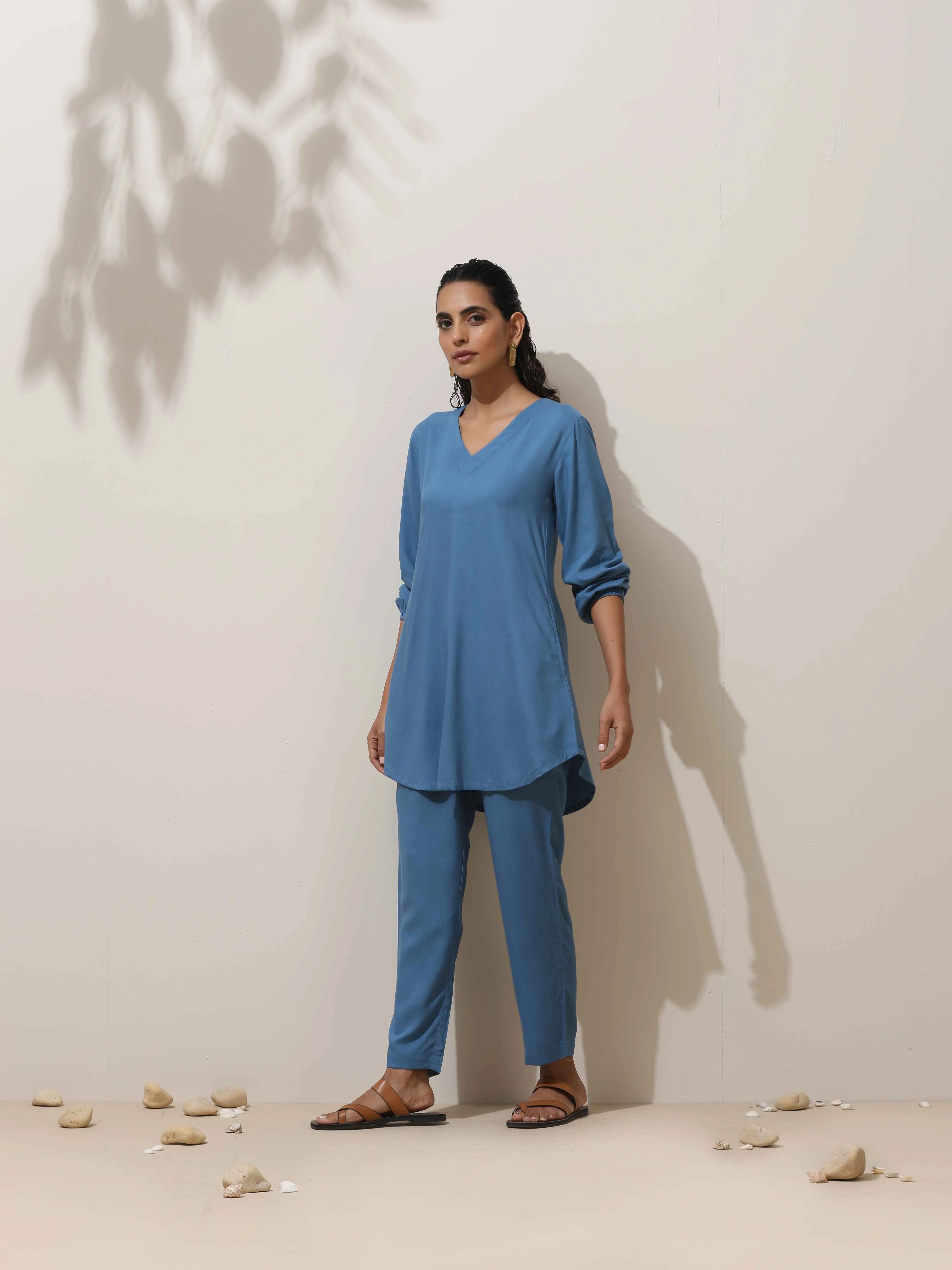 trueBrowns Blue Co-ord Set