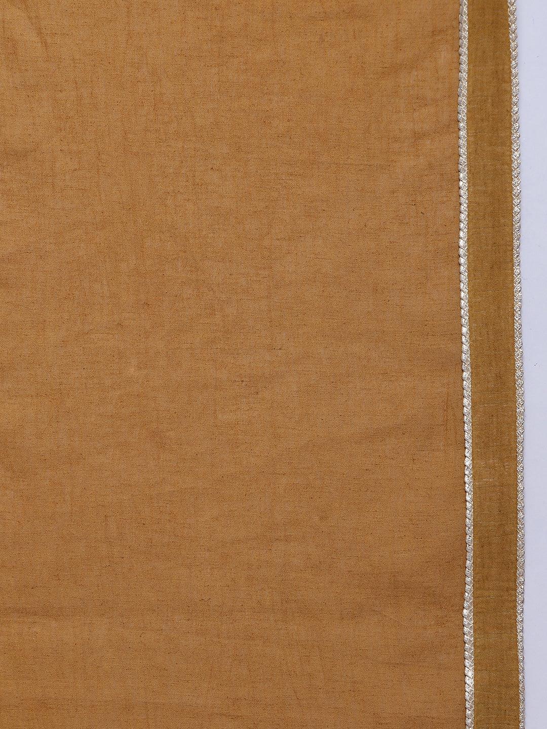 Pure Cotton Gota Saree - trueBrowns