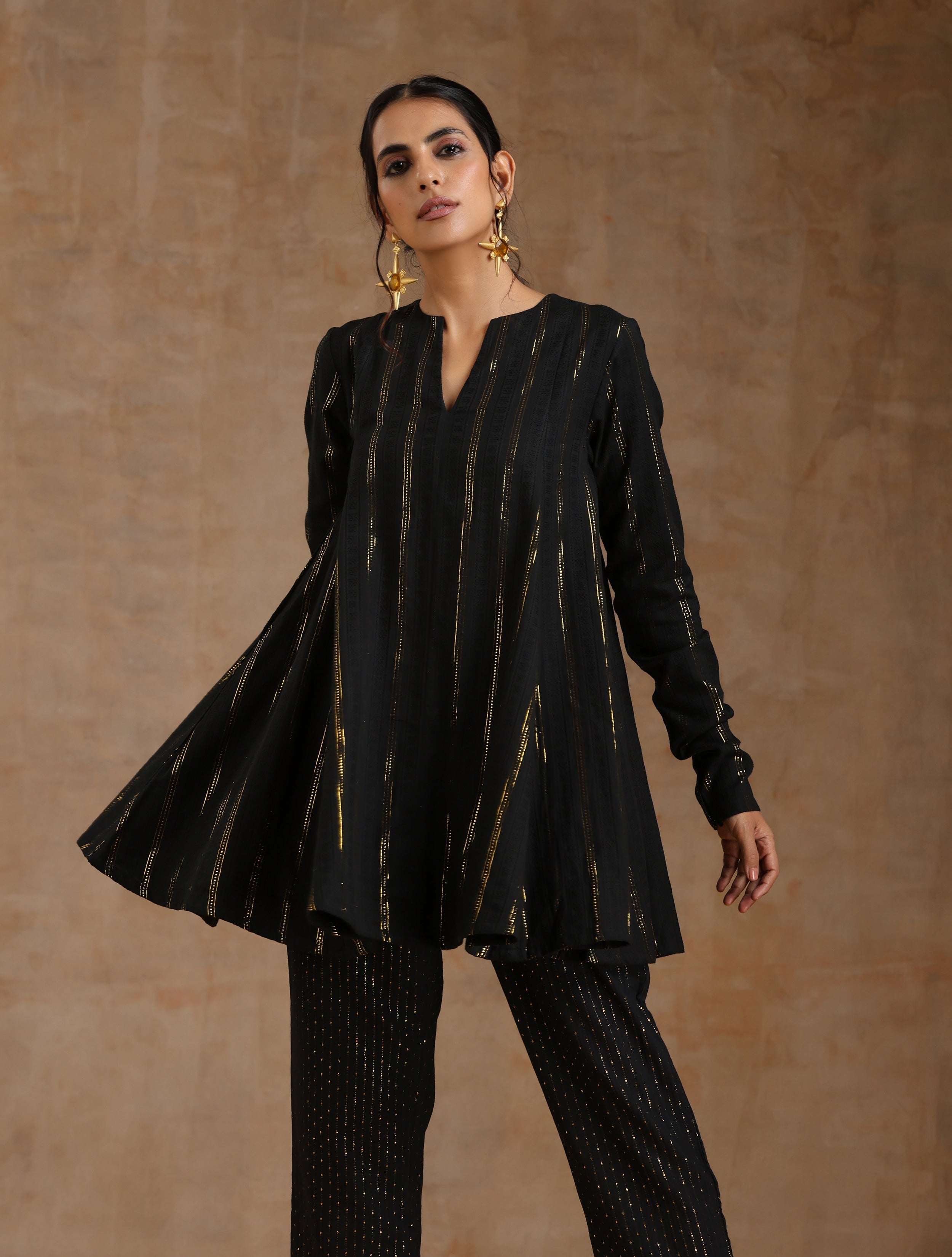 Black Studded Co-ord Set main image 0