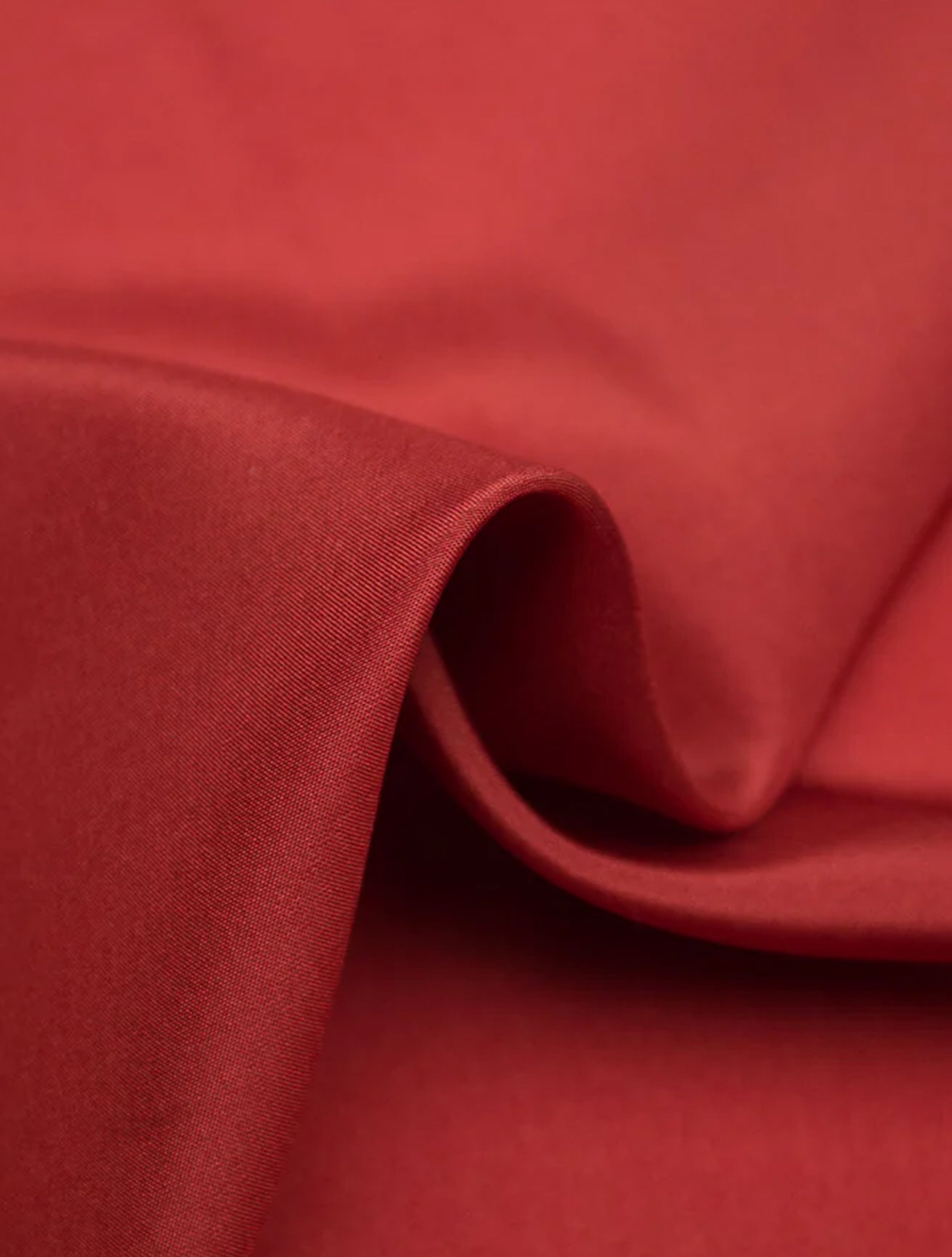 trueBrowns Red Foil Print Saree Blouse With Unstitched Blouse