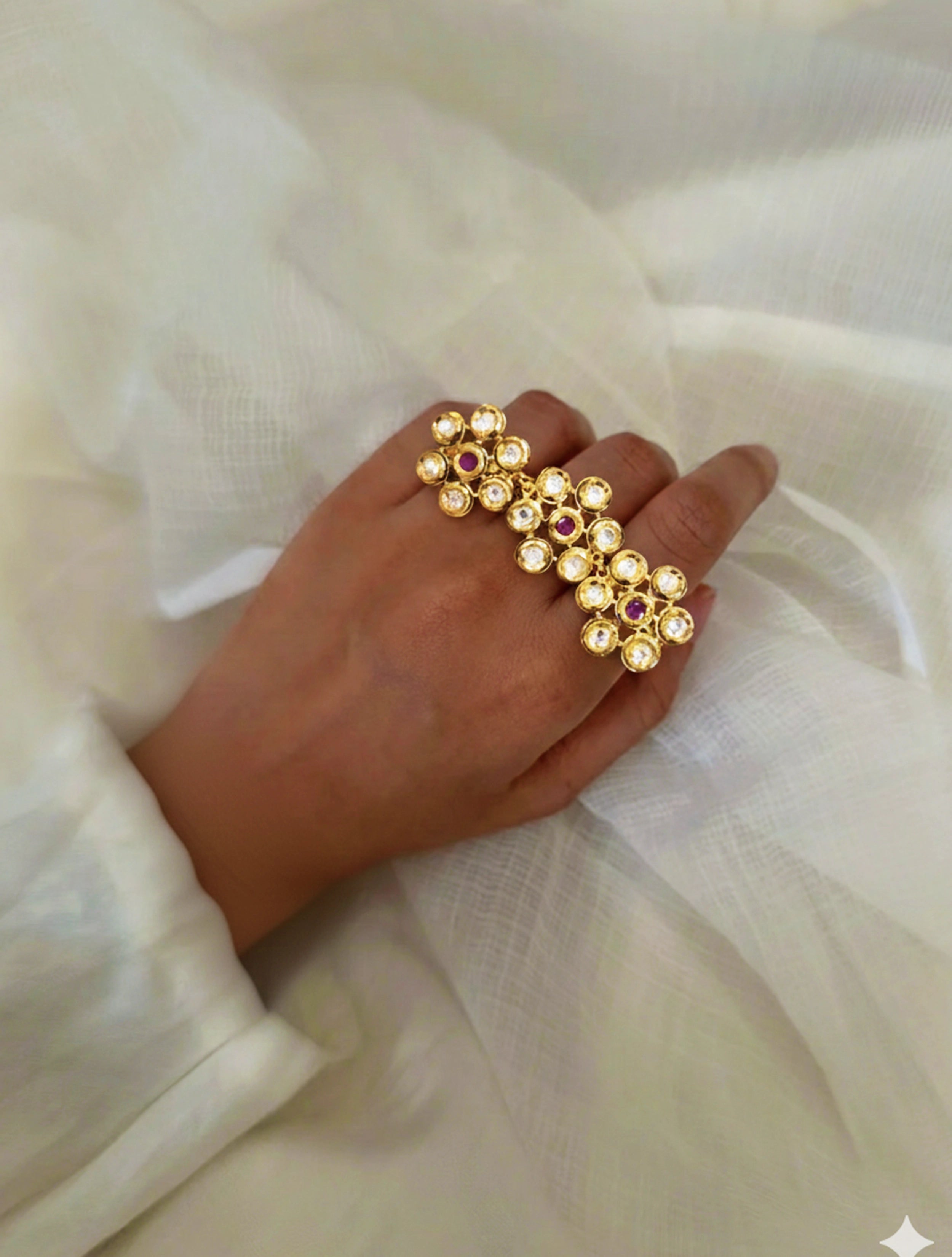 trueBrowns Radiant Cluster Ring