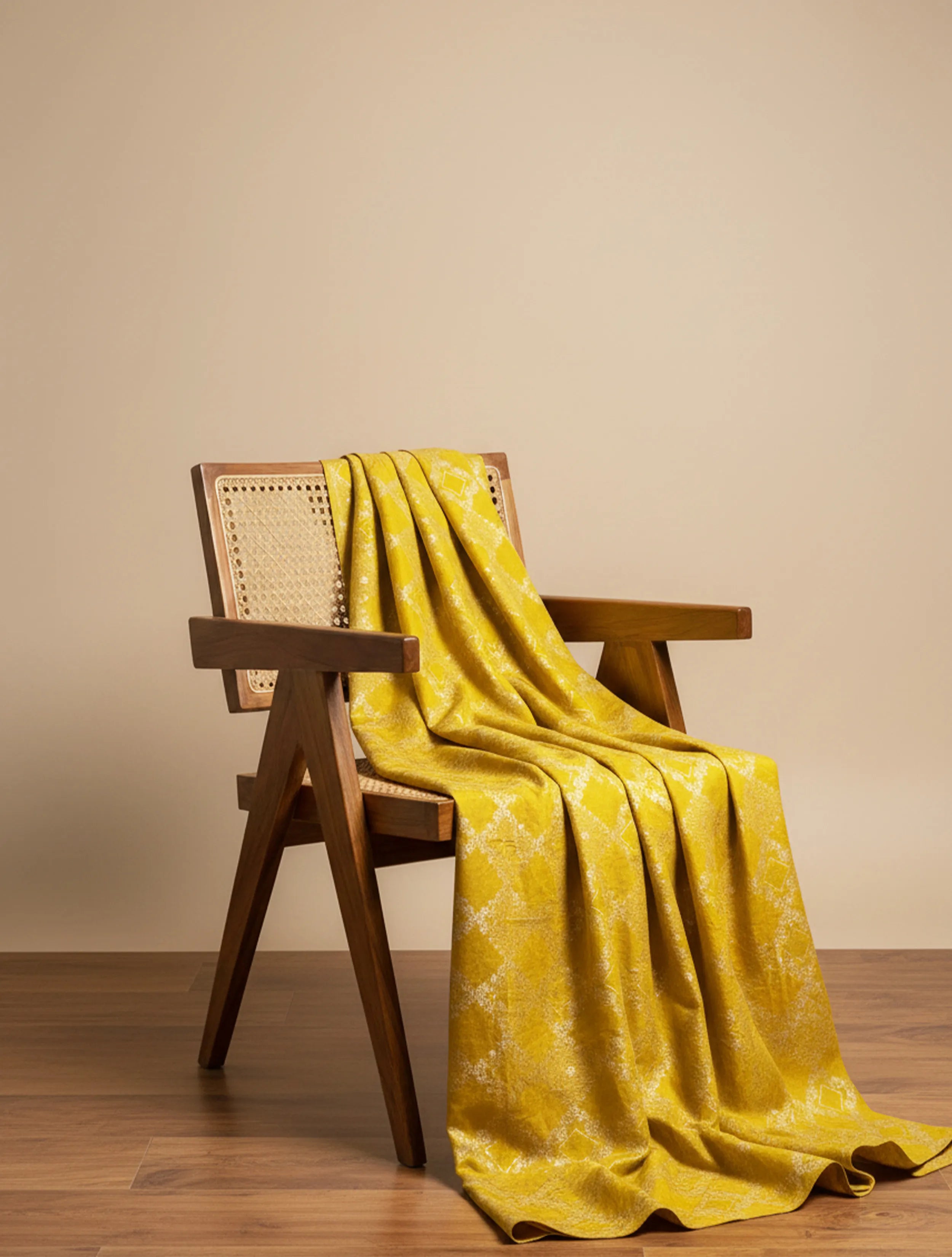 trueBrowns Lime Diamond Brocade Dupatta