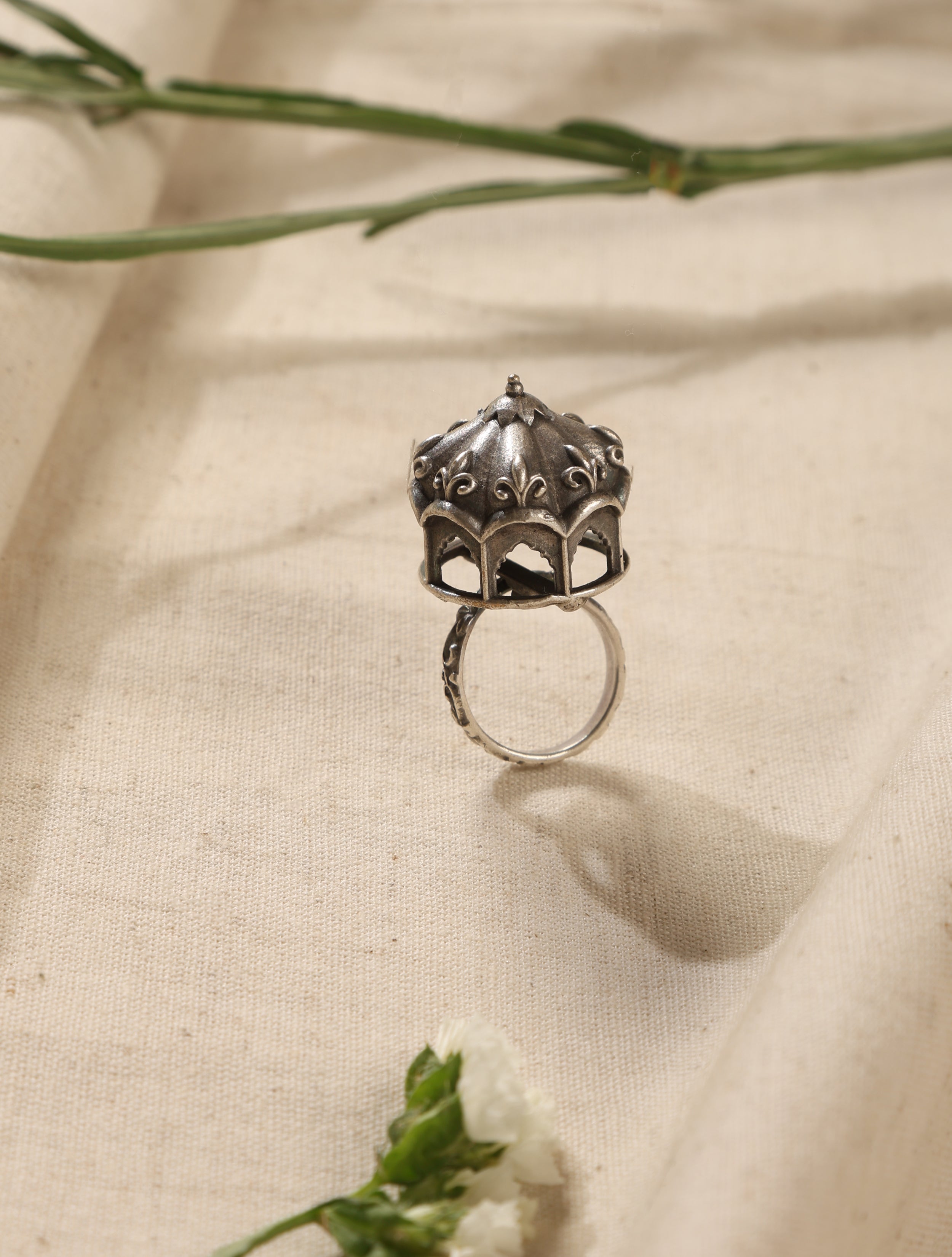 trueBrowns Silver Carousel Ring