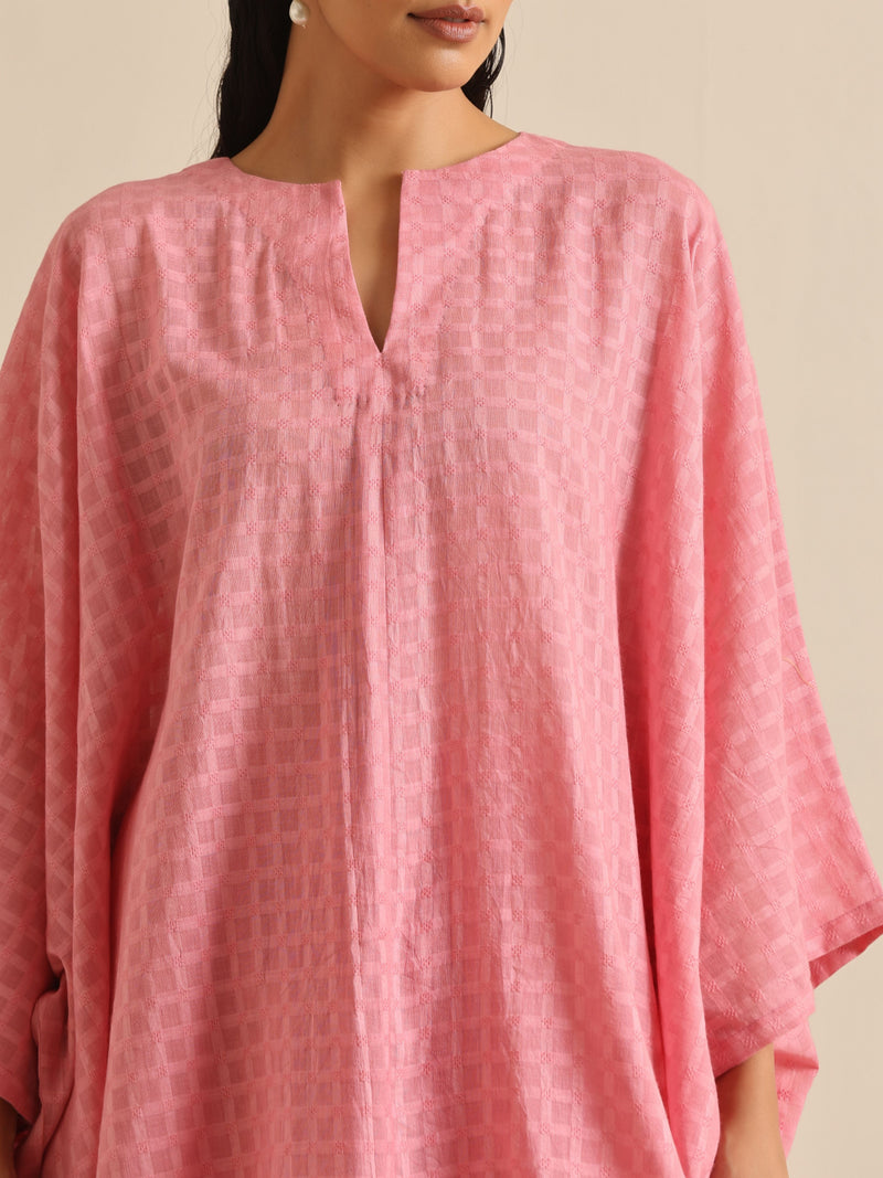 Light Pink Dobby Oversized Co-Ord Set