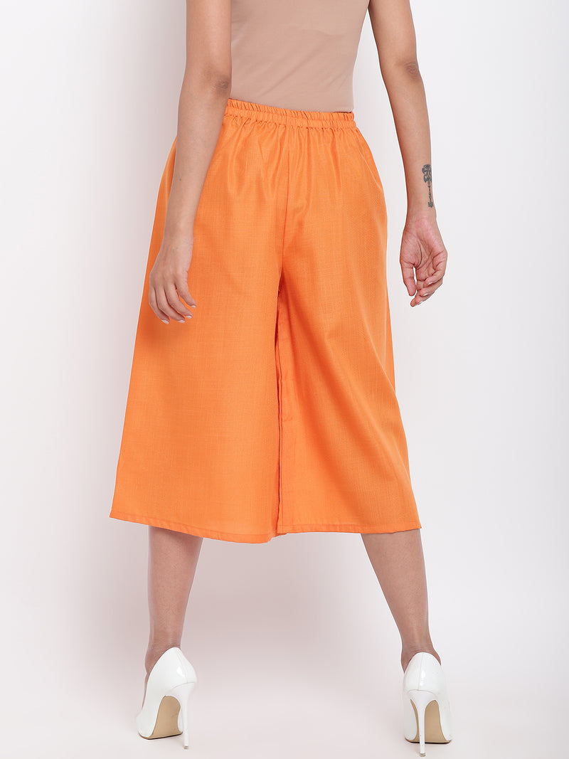 Linen Cotton Orange Pant