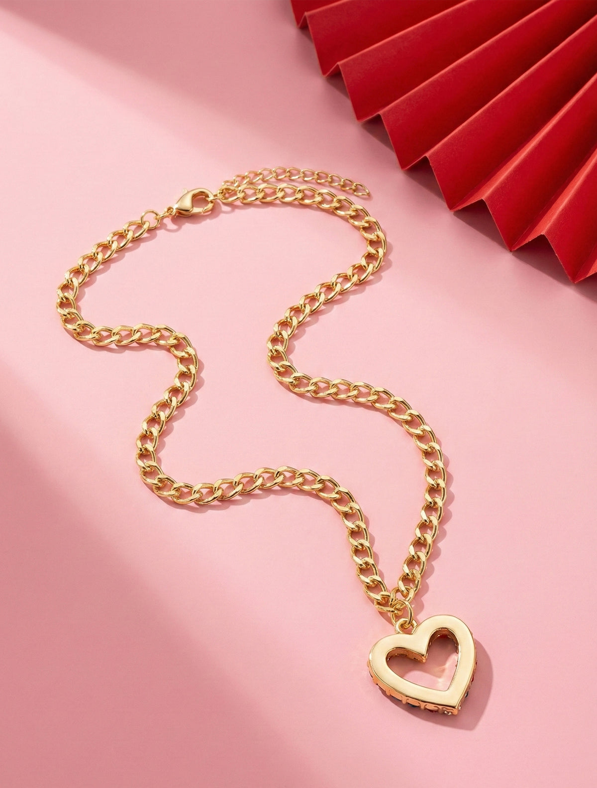 trueBrowns Gold Glow Heart Pendant