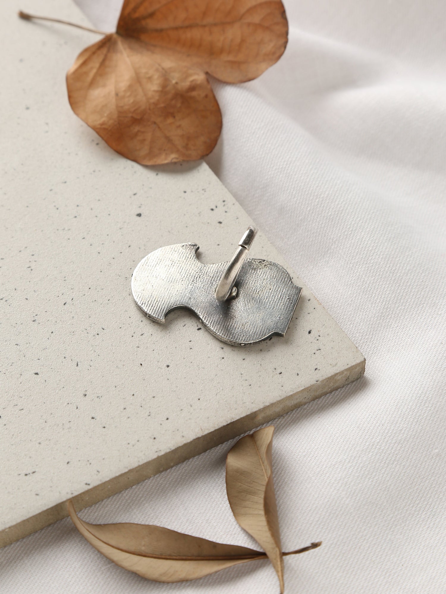 Silver-Plated Dancing Girl Ring