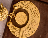 trueBrowns 22K Gold-Plated Chandbali Earrings
