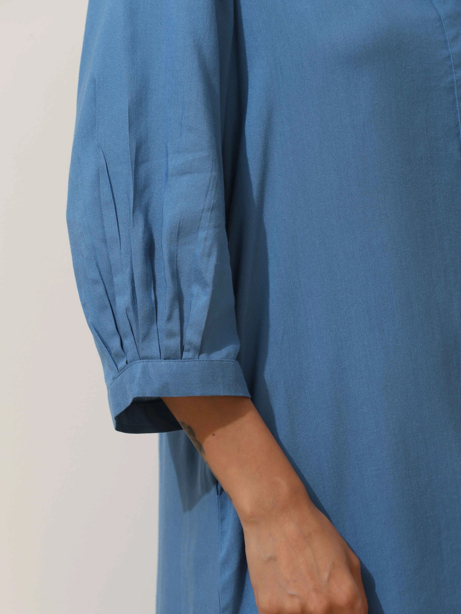 trueBrowns Blue Viscose Co-ord Set