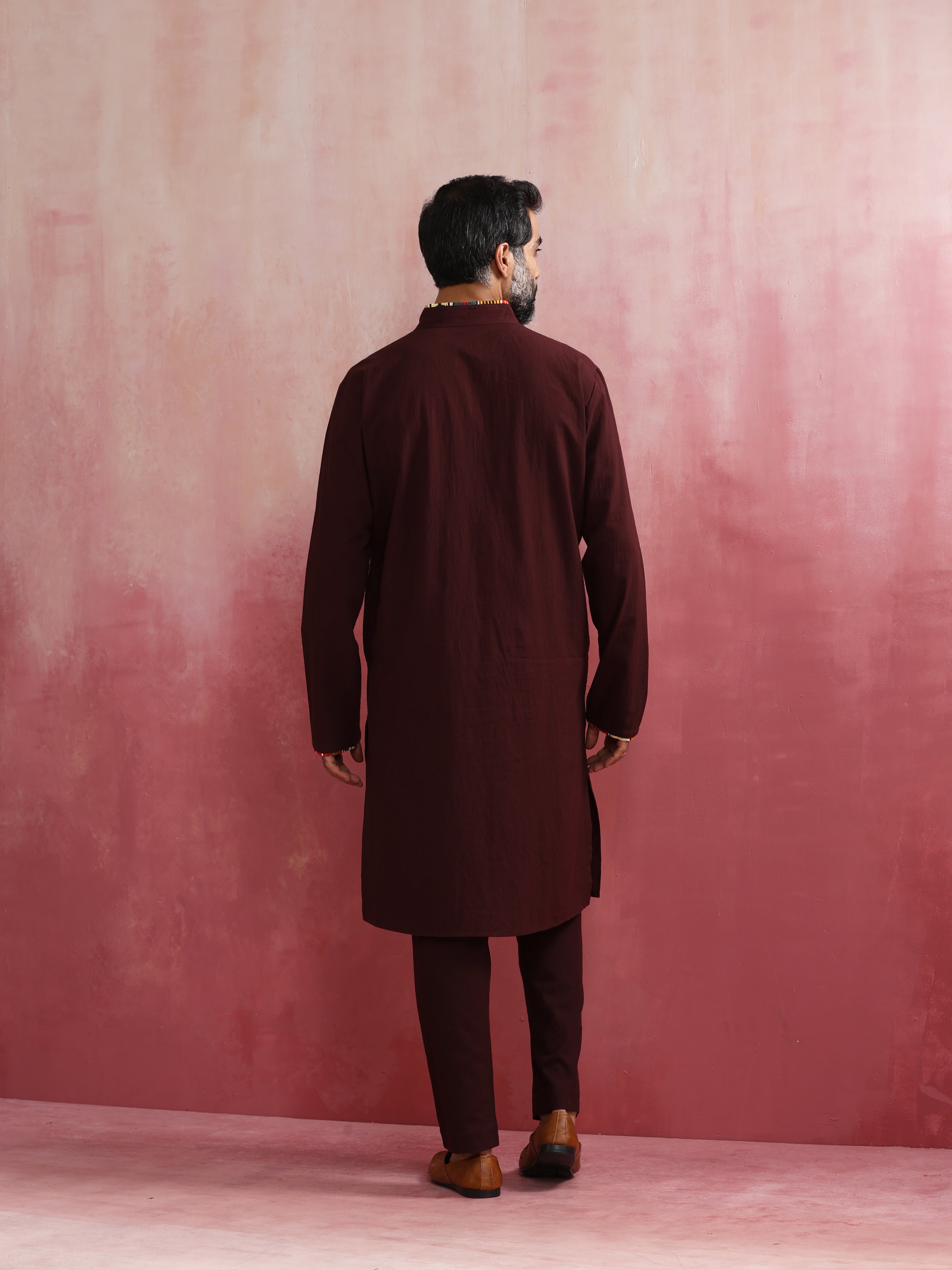 trueBrowns Men's Cola Kurta
