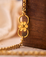 trueBrowns 22K Gold-Plated Coin Necklace